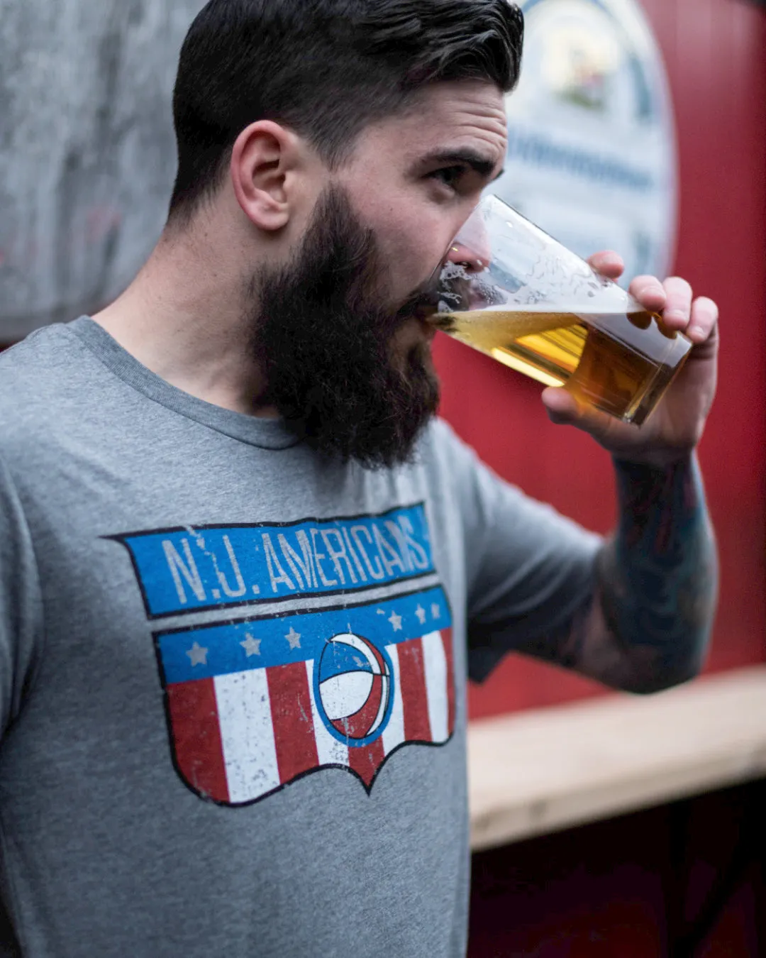 1967 New Jersey Americans Tee sold by Streaker Sports product image thumbnail 2