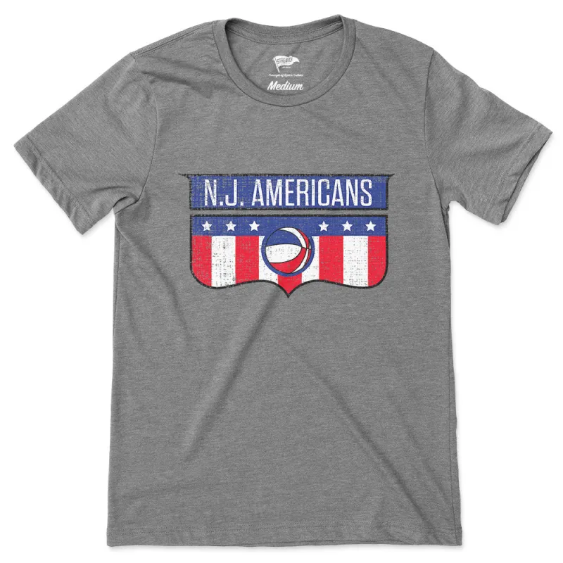 1967 New Jersey Americans Tee sold by Streaker Sports
