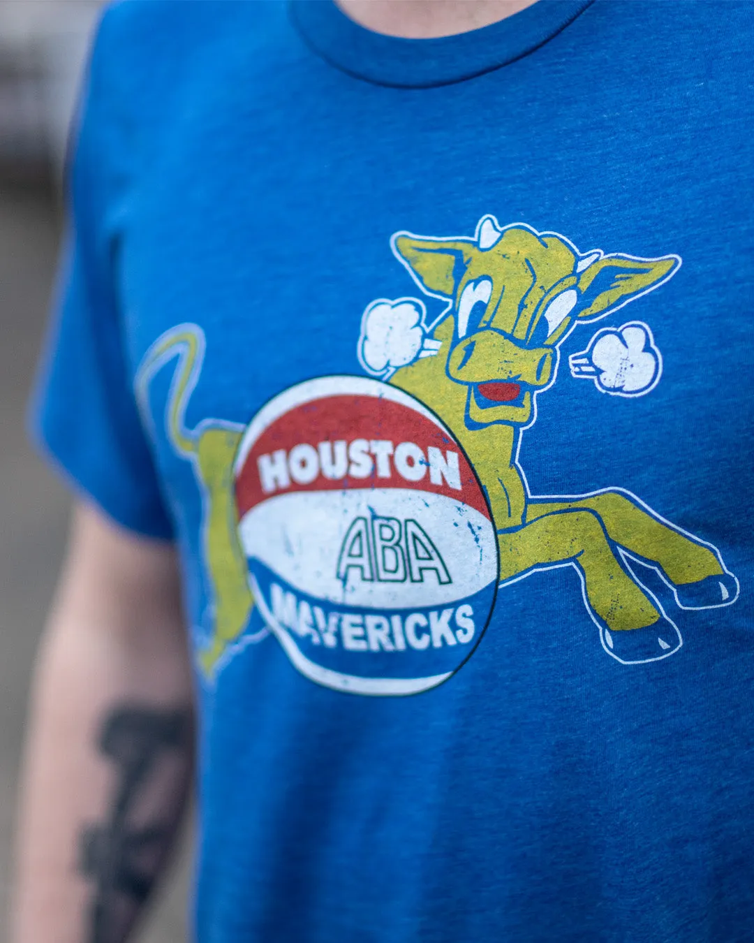 1967 Houston Mavericks Tee sold by Streaker Sports product image thumbnail 2