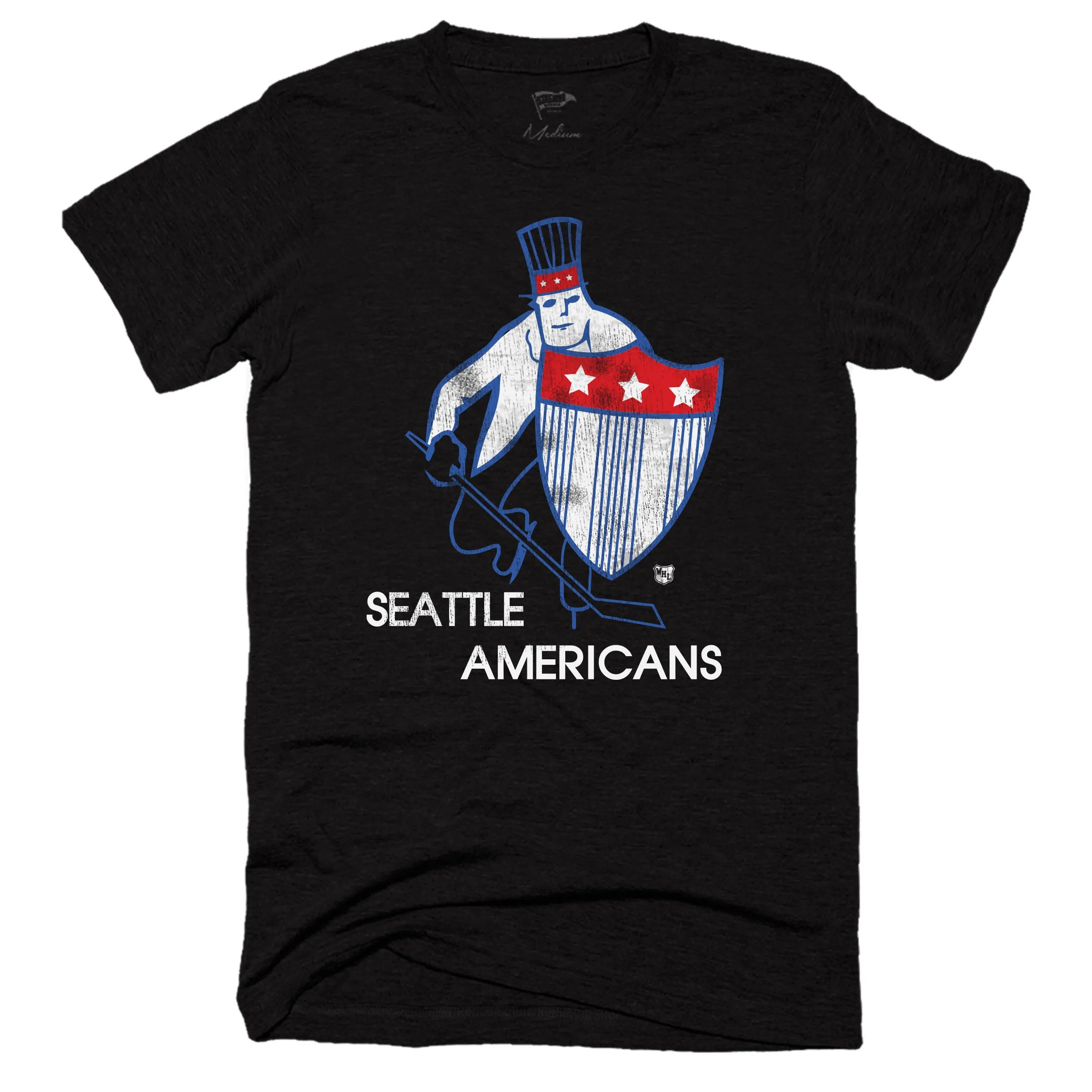 1955 Seattle Americans Tee sold by Streaker Sports