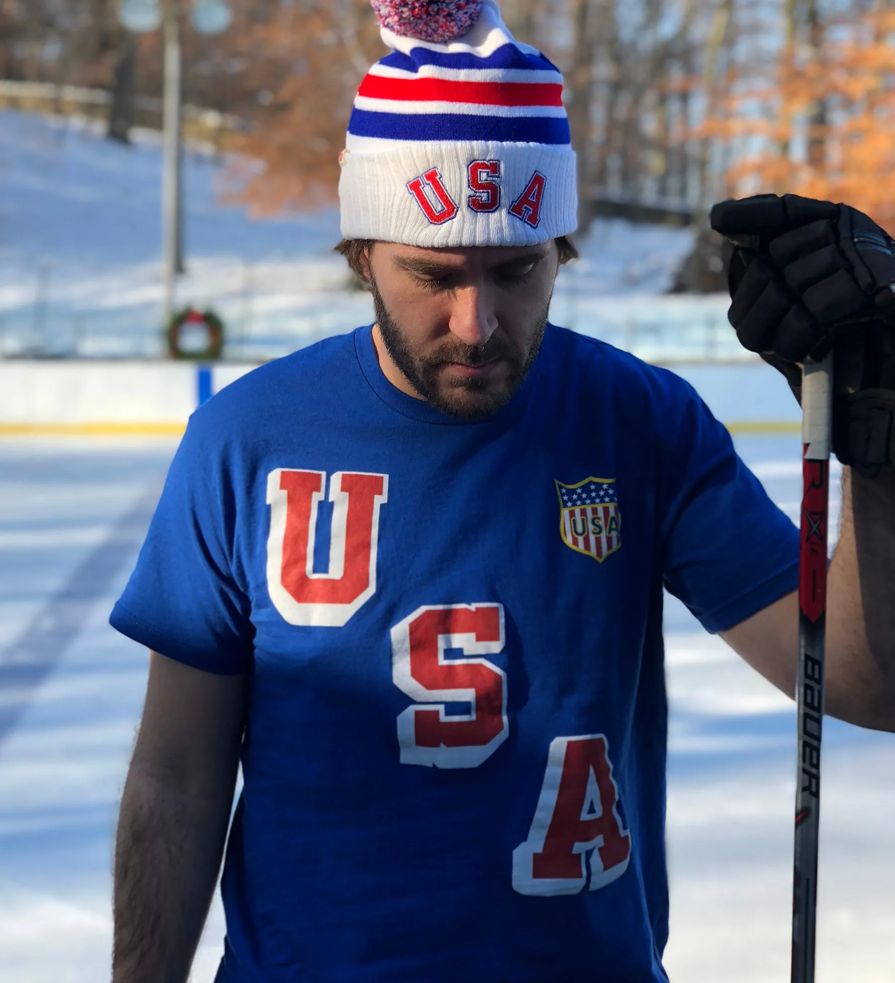 1960 USA Hockey™ Forgotten Miracle Jersey Tee sold by Streaker Sports product image thumbnail 2