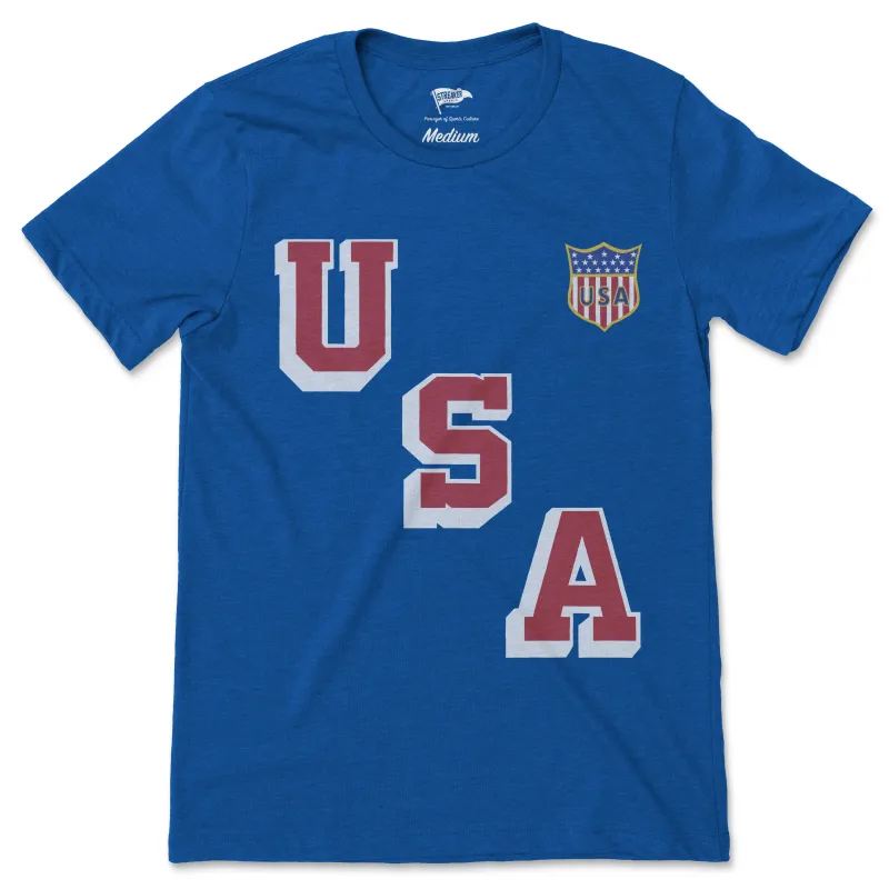 1960 USA Hockey™ Forgotten Miracle Jersey Tee sold by Streaker Sports