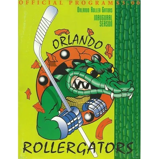 1995 Orlando Rollergators Tee sold by Streaker Sports product image thumbnail 2
