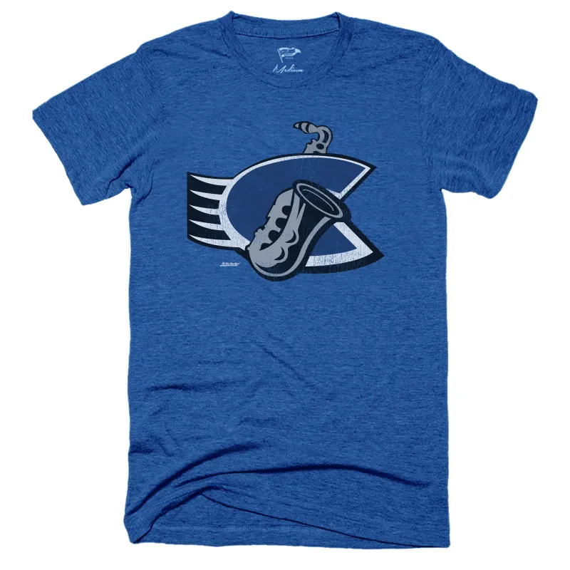 1999 Chicago Bluesmen  Tee sold by Streaker Sports
