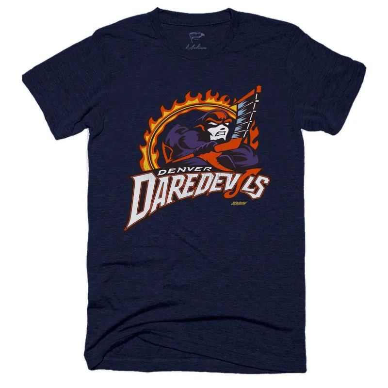 1996 Denver Daredevils Tee sold by Streaker Sports