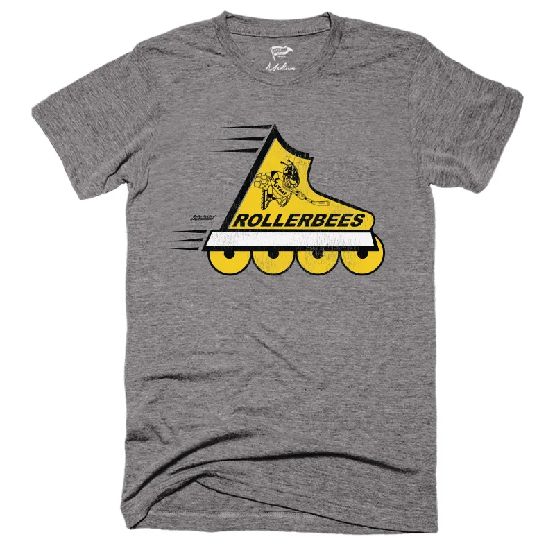 1993 Utah Rollerbees Tee sold by Streaker Sports