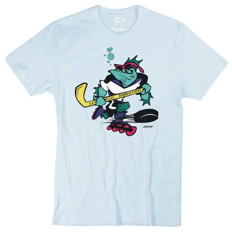 1993 San Diego Barracudas Tee sold by Streaker Sports