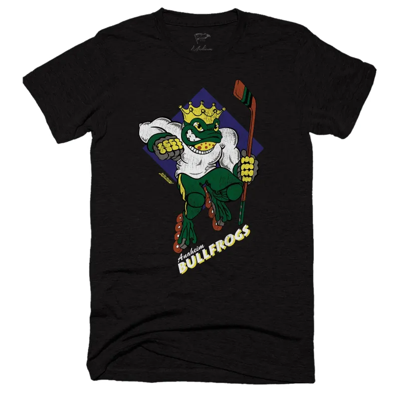 1993 Anaheim Bullfrogs Tee sold by Streaker Sports