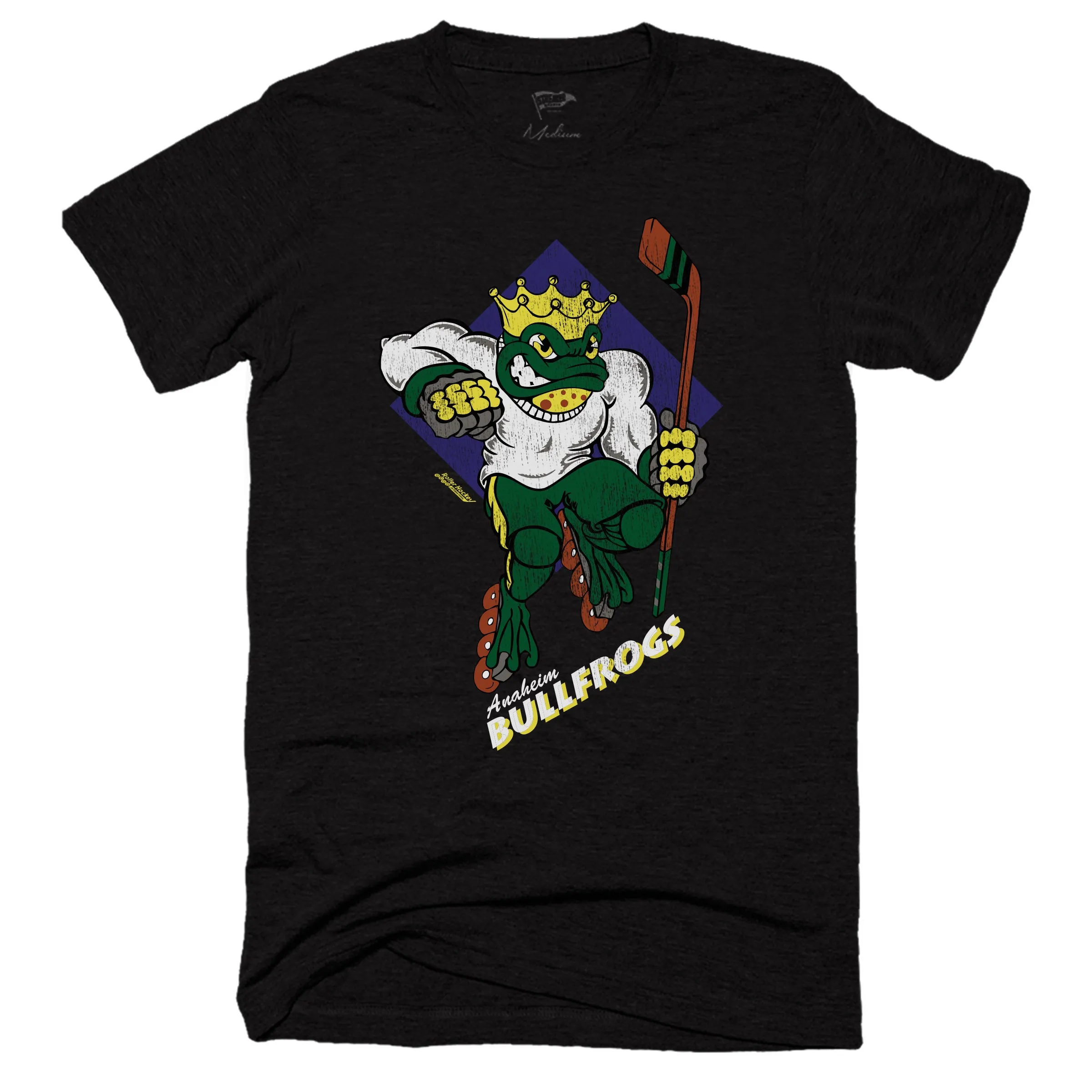 1993 Anaheim Bullfrogs Tee sold by Streaker Sports
