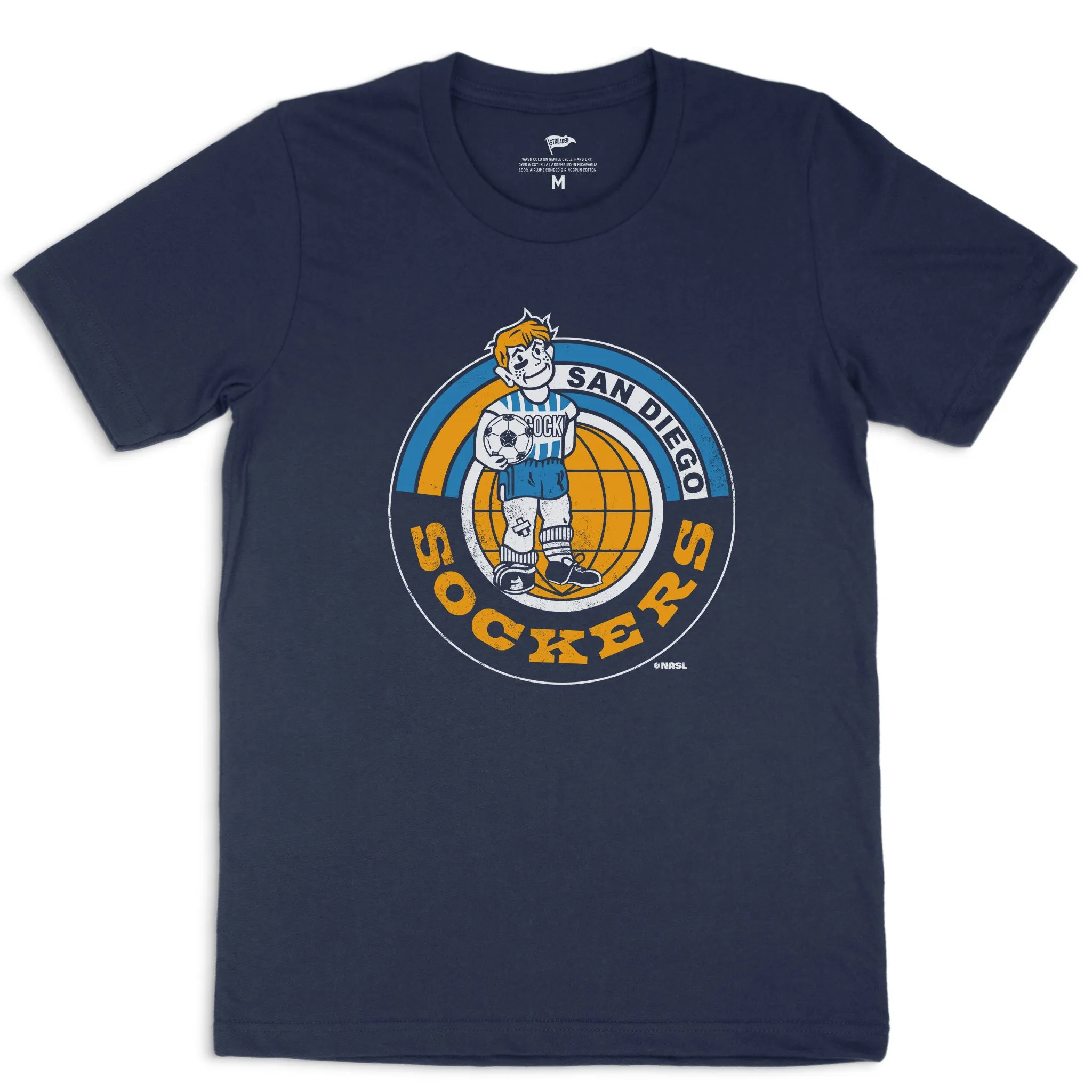 1978 San Diego Sockers Tee sold by Streaker Sports