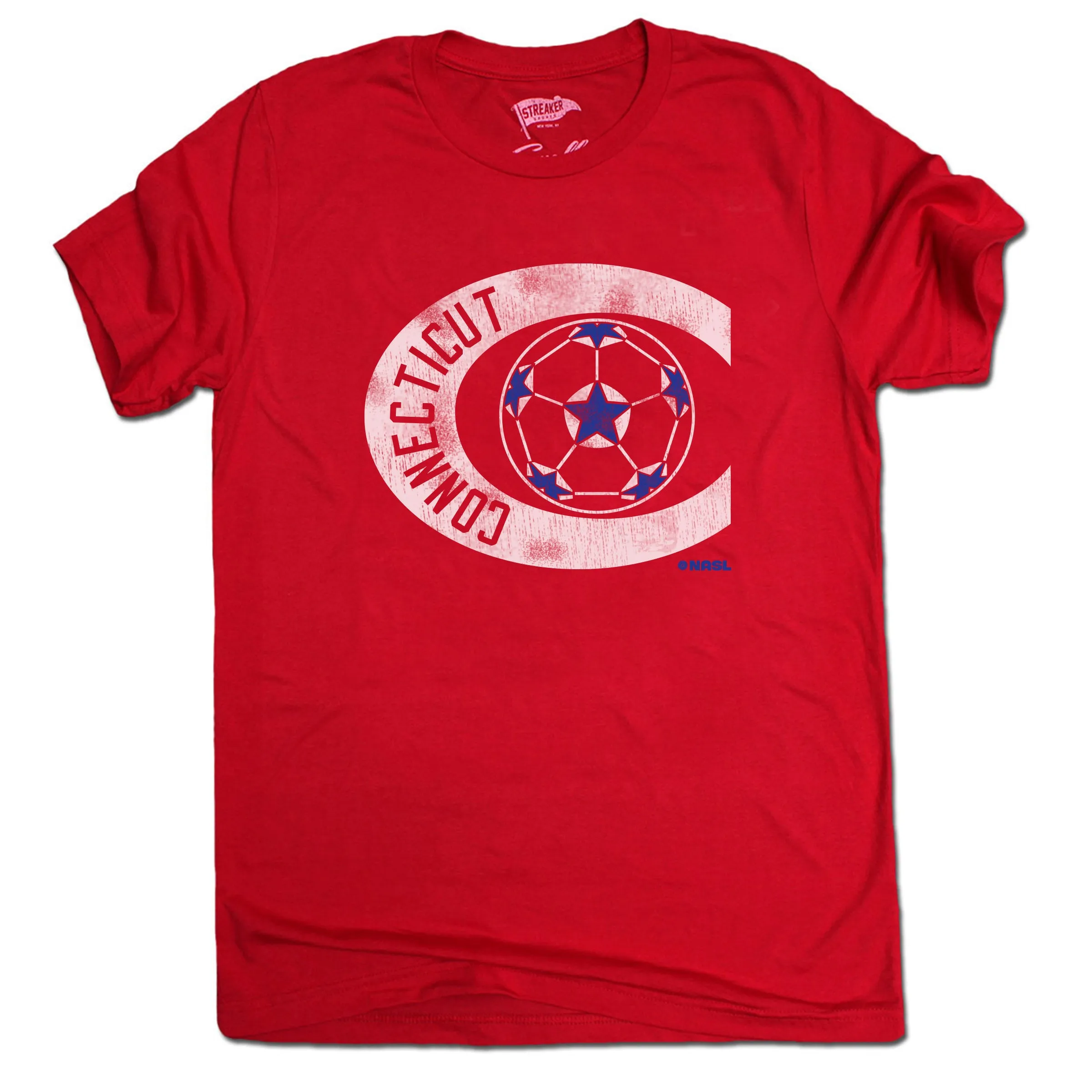 1976 Connecticut Bicentennials Tee sold by Streaker Sports