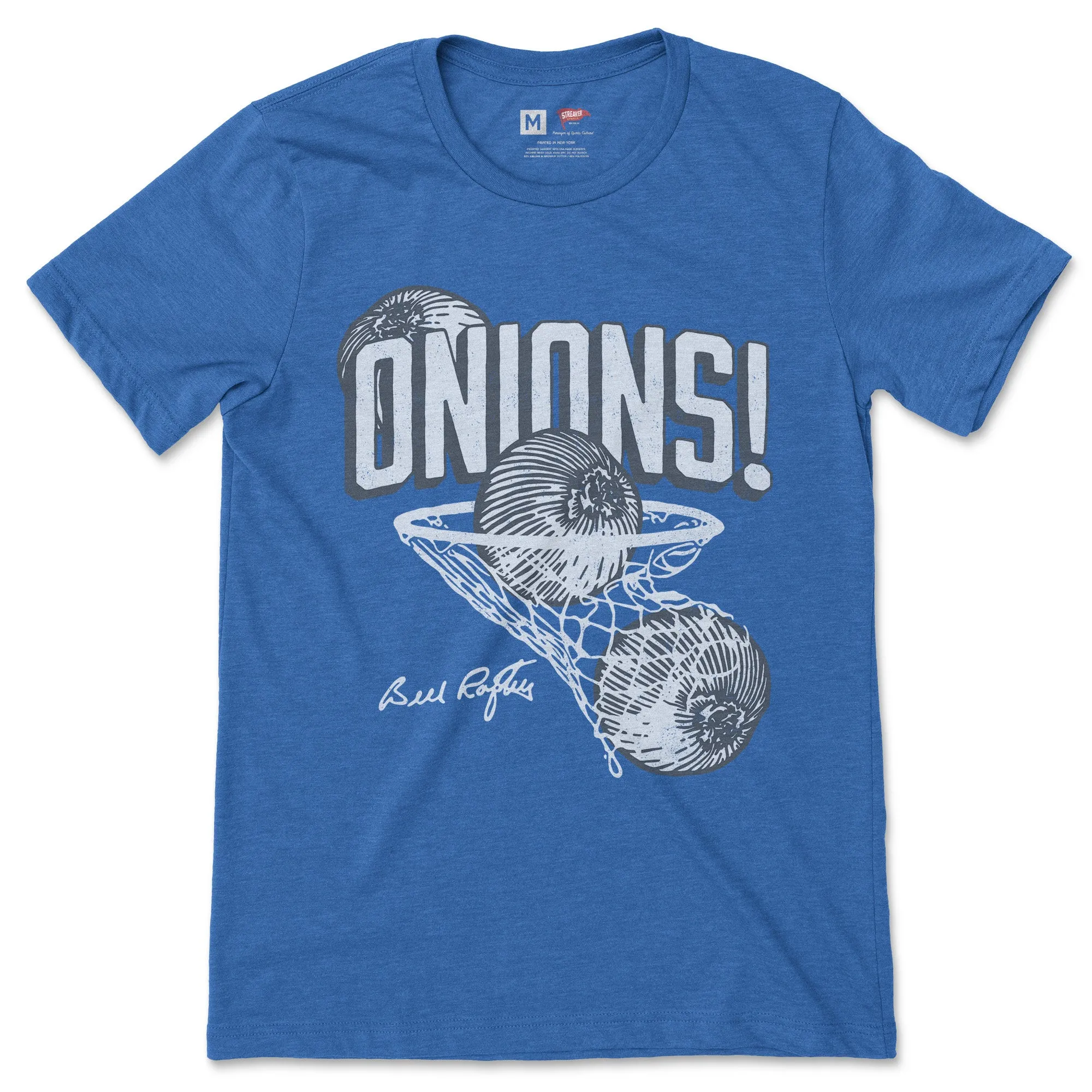 Bill Raftery Onions! Hoop Tee Royal sold by Streaker Sports