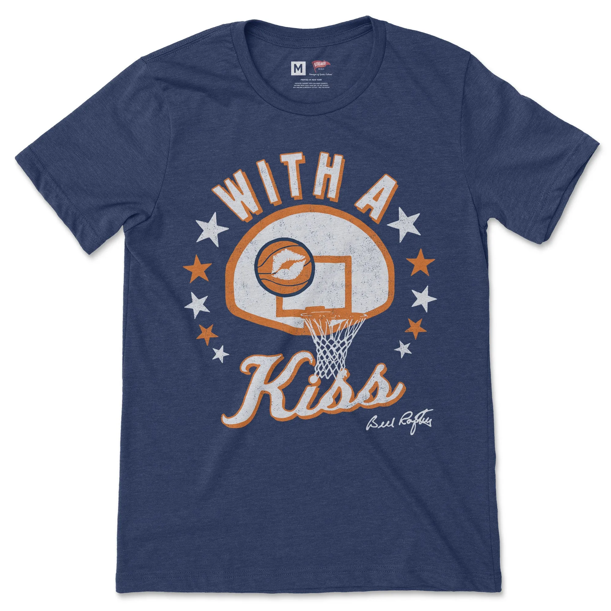 Bill Raftery WITH A KISS! Tee sold by Streaker Sports