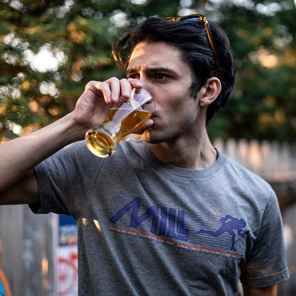 MILL Lacrosse Logo Tee sold by Streaker Sports product image thumbnail 2