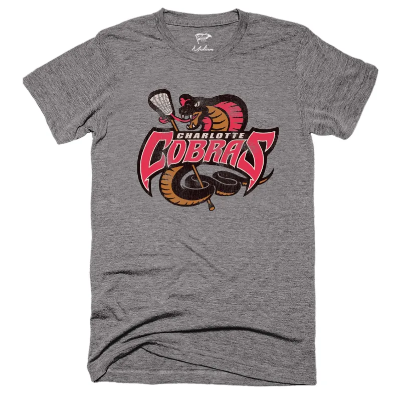 1996 Charlotte Cobras Lacrosse Tee sold by Streaker Sports