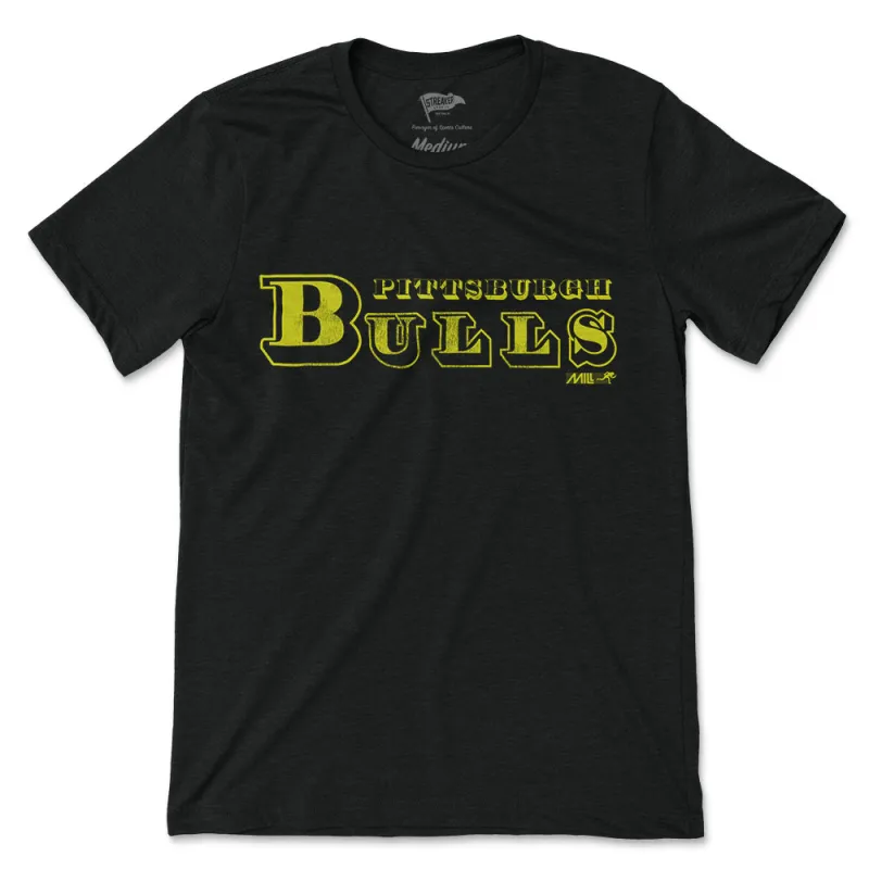 1990 Pittsburgh Bulls Lacrosse Tee sold by Streaker Sports