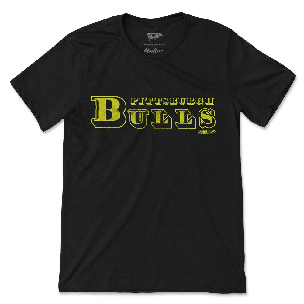 1990 Pittsburgh Bulls Lacrosse Tee sold by Streaker Sports