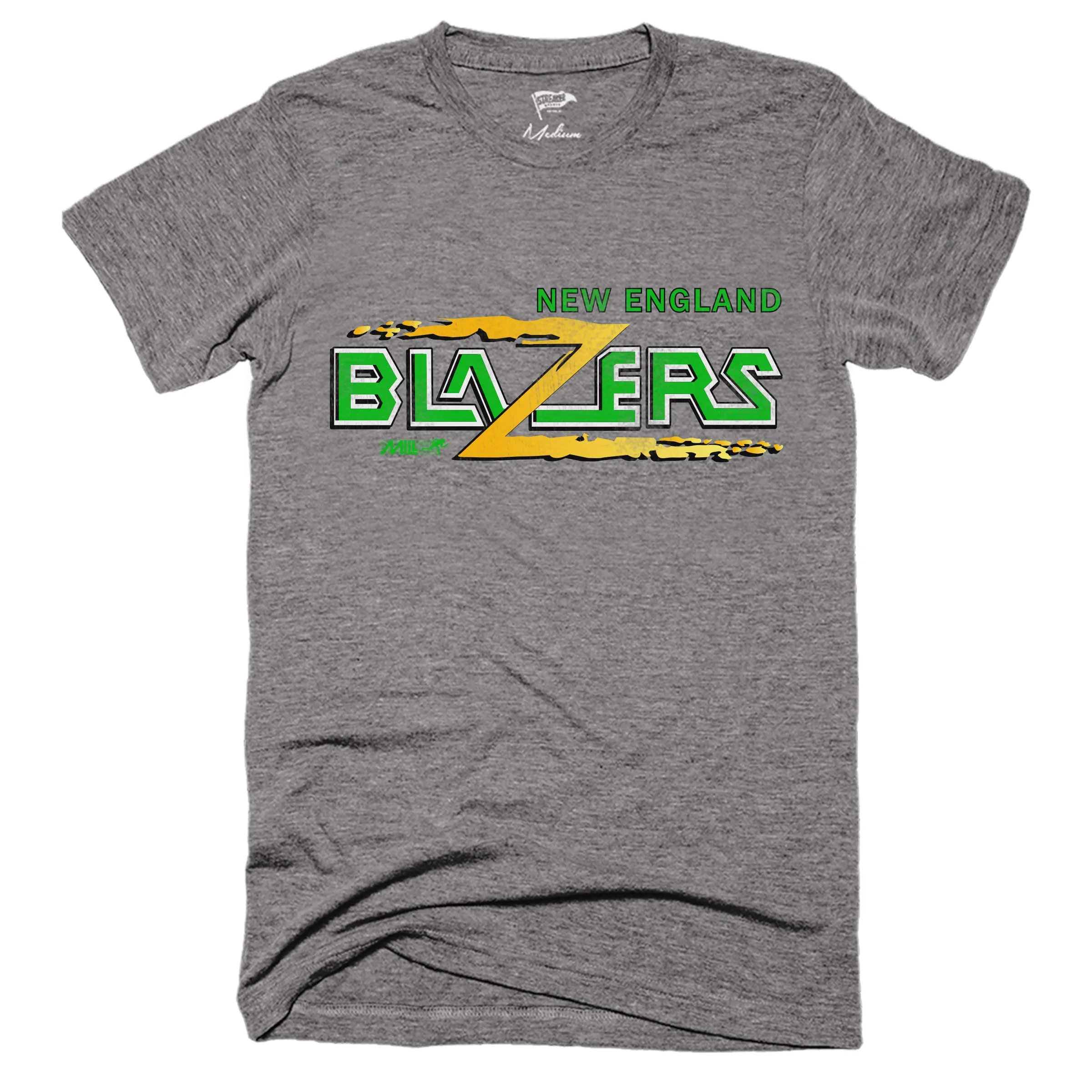 1989 New England Blazers Lacrosse Tee sold by Streaker Sports