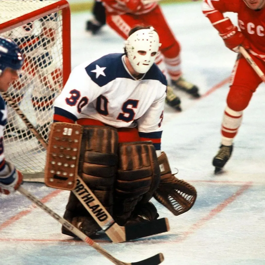 1980 Jim Craig Mask Tee sold by Streaker Sports product image thumbnail 2
