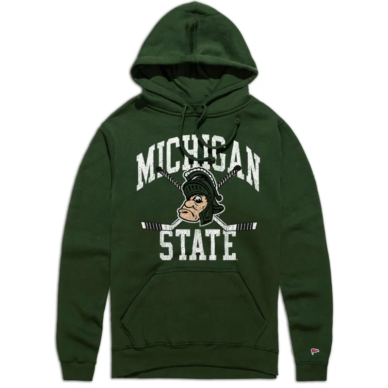Michigan State Vintage Hockey Hoodie sold by Streaker Sports