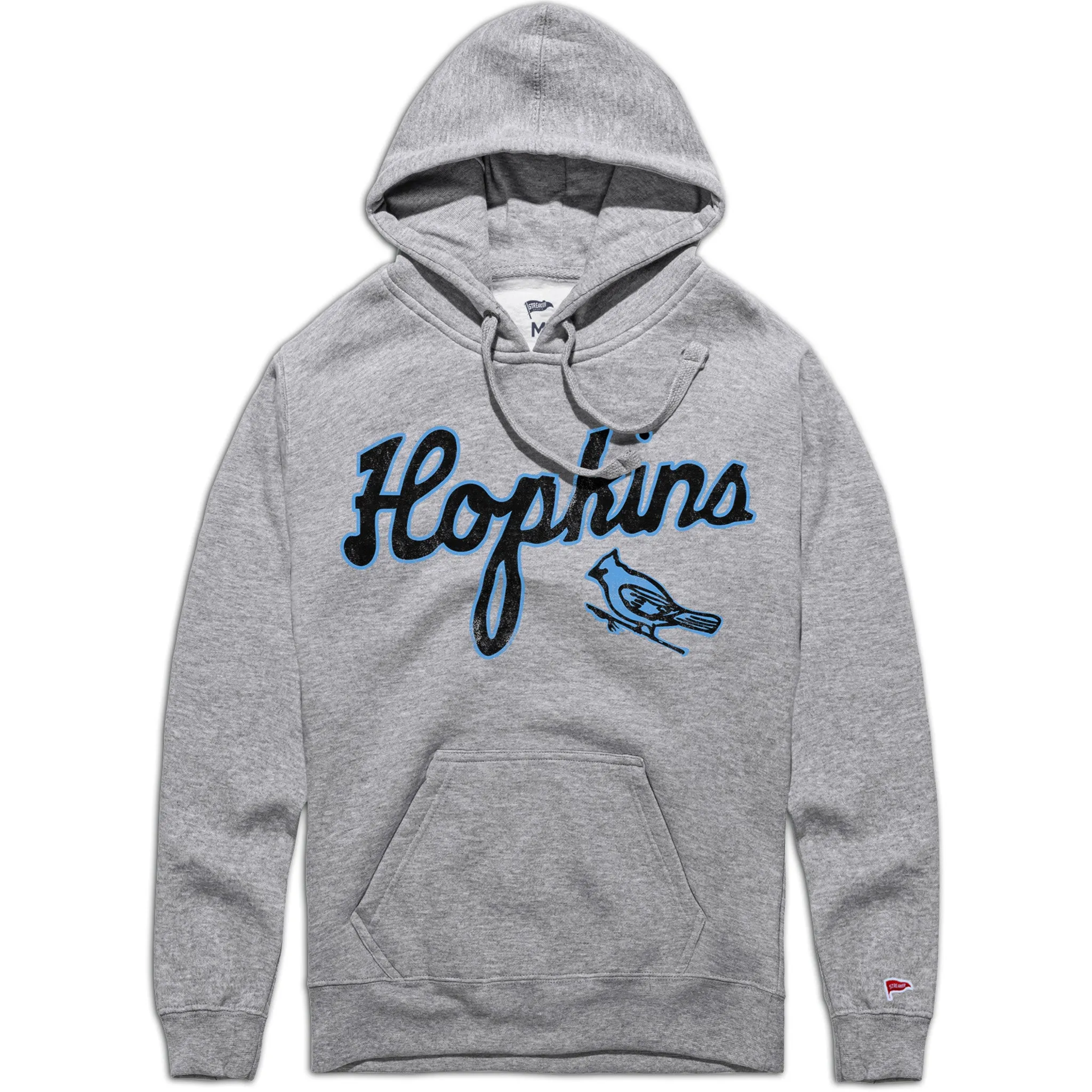 Johns Hopkins Vintage Script Hoodie sold by Streaker Sports