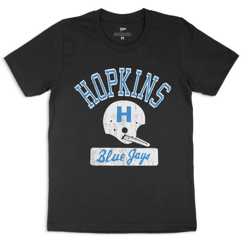 Johns Hopkins Vintage Football Tee sold by Streaker Sports