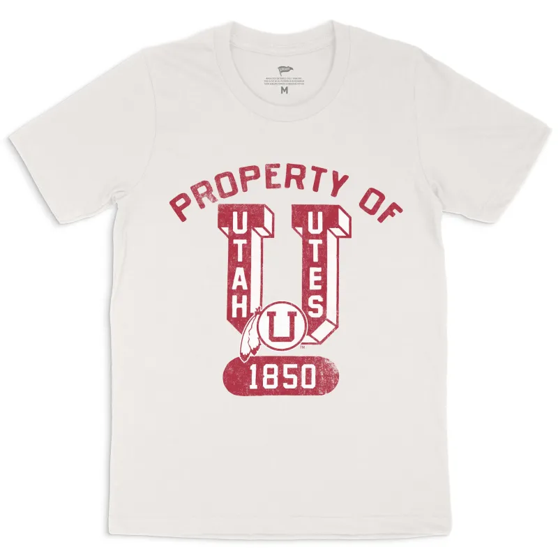 Utah Utes Vintage Locker Room Tee sold by Streaker Sports