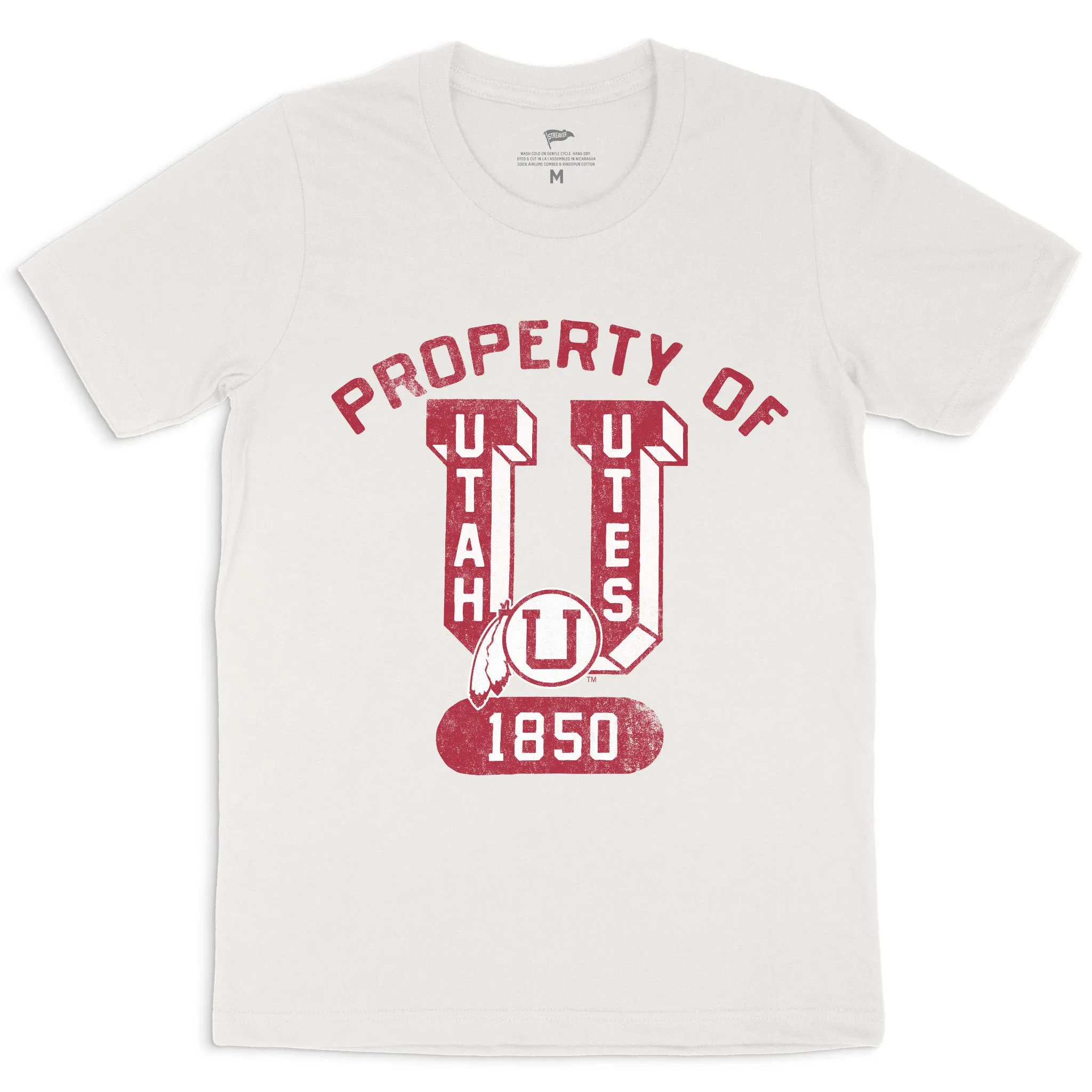 Utah Utes Vintage Locker Room Tee sold by Streaker Sports