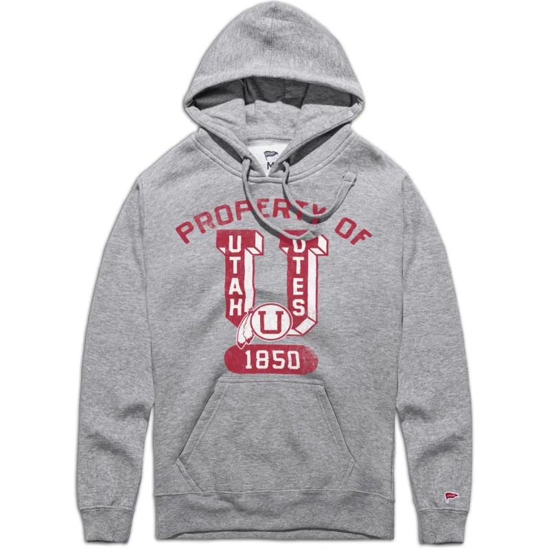 Utah Utes Vintage Locker Room Hoodie sold by Streaker Sports