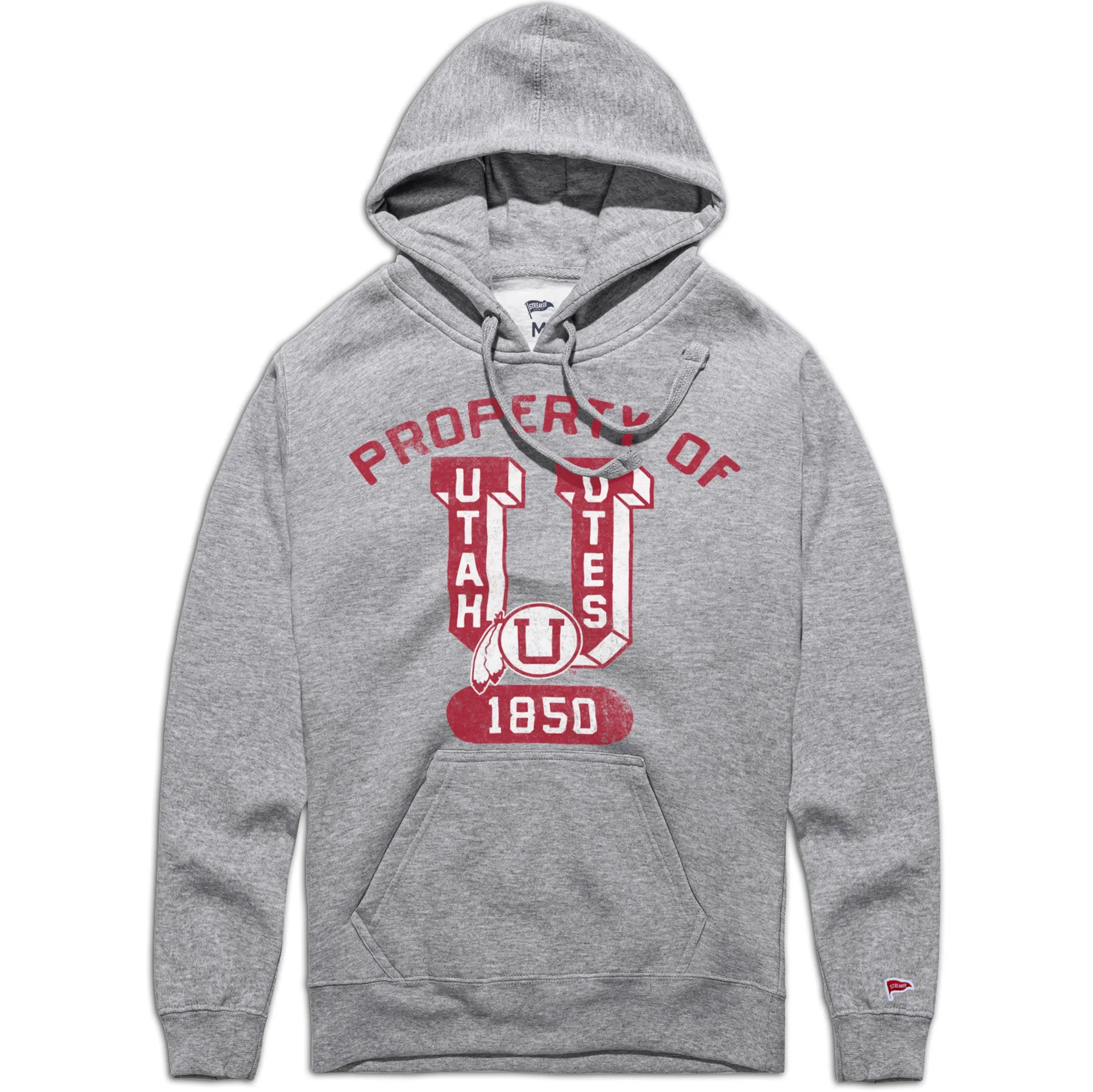 Utah Utes Vintage Locker Room Hoodie sold by Streaker Sports
