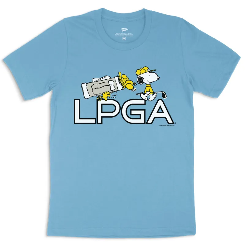Peanuts x LPGA Snoopy & Woodstock Tee made by Streaker Sports