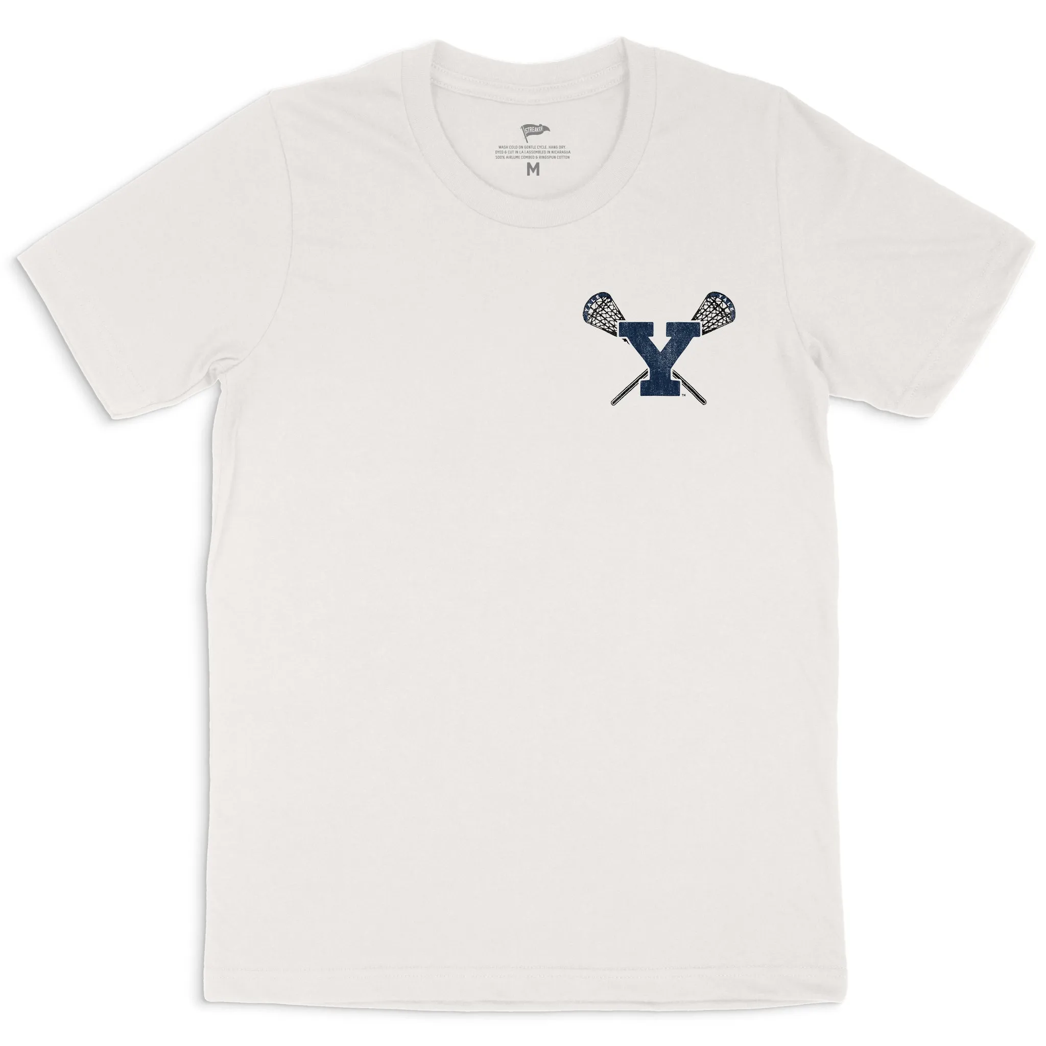 Yale Vintage Hi-Wall Lacrosse Tee sold by Streaker Sports product image thumbnail 2