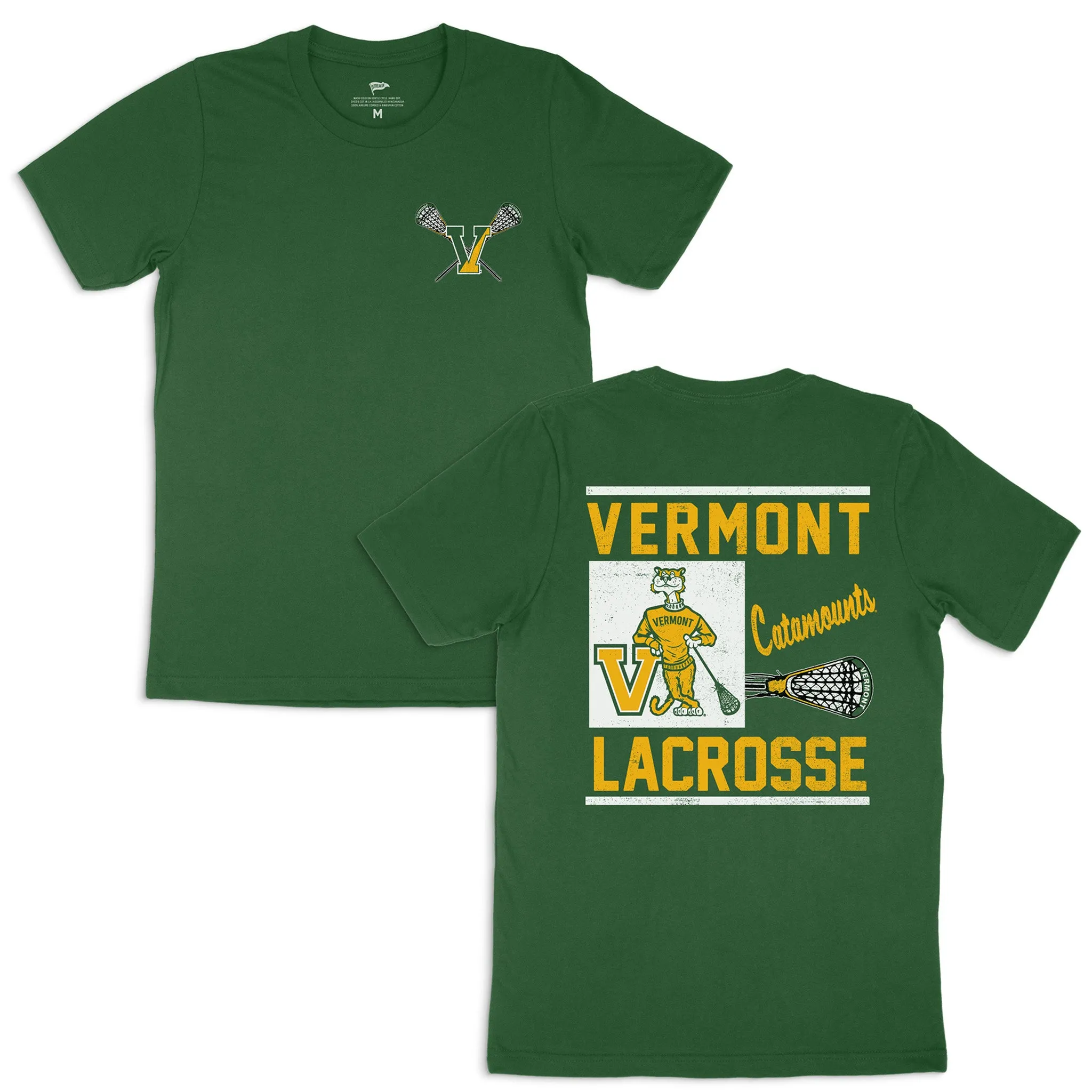 Vermont Vintage Hi-Wall Lacrosse Tee sold by Streaker Sports