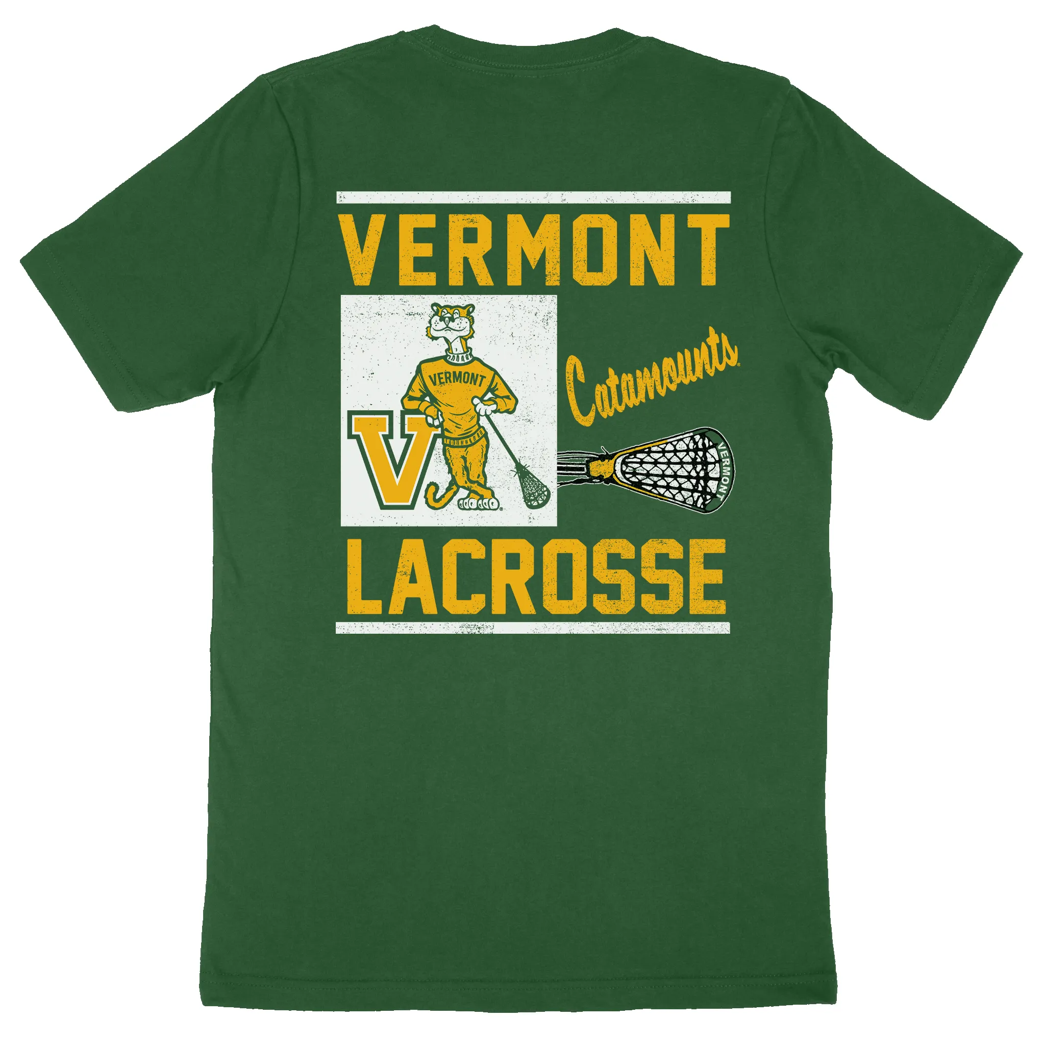 Vermont Vintage Hi-Wall Lacrosse Tee sold by Streaker Sports product image thumbnail 3