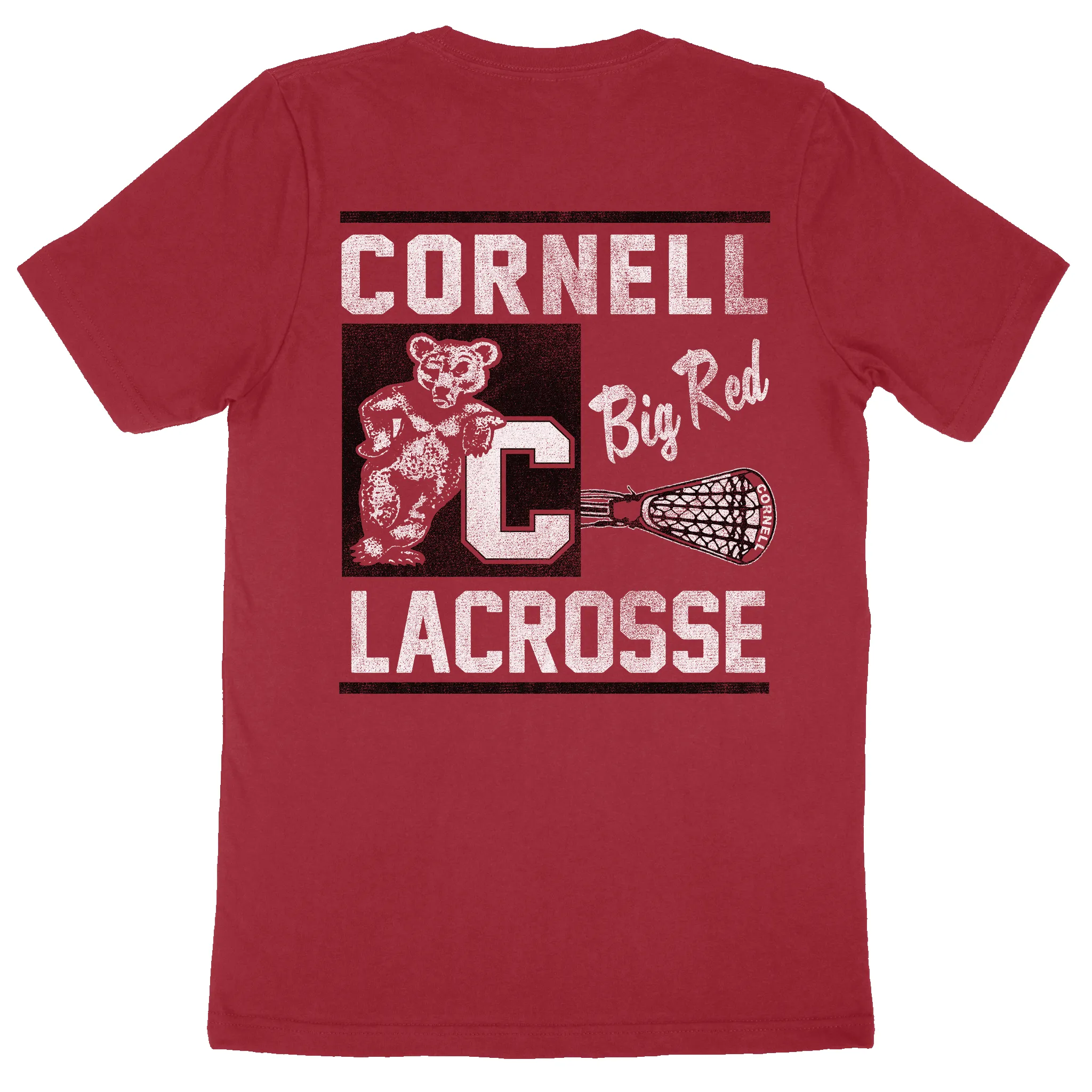 Cornell Vintage Hi-Wall Lacrosse Tee sold by Streaker Sports product image thumbnail 3