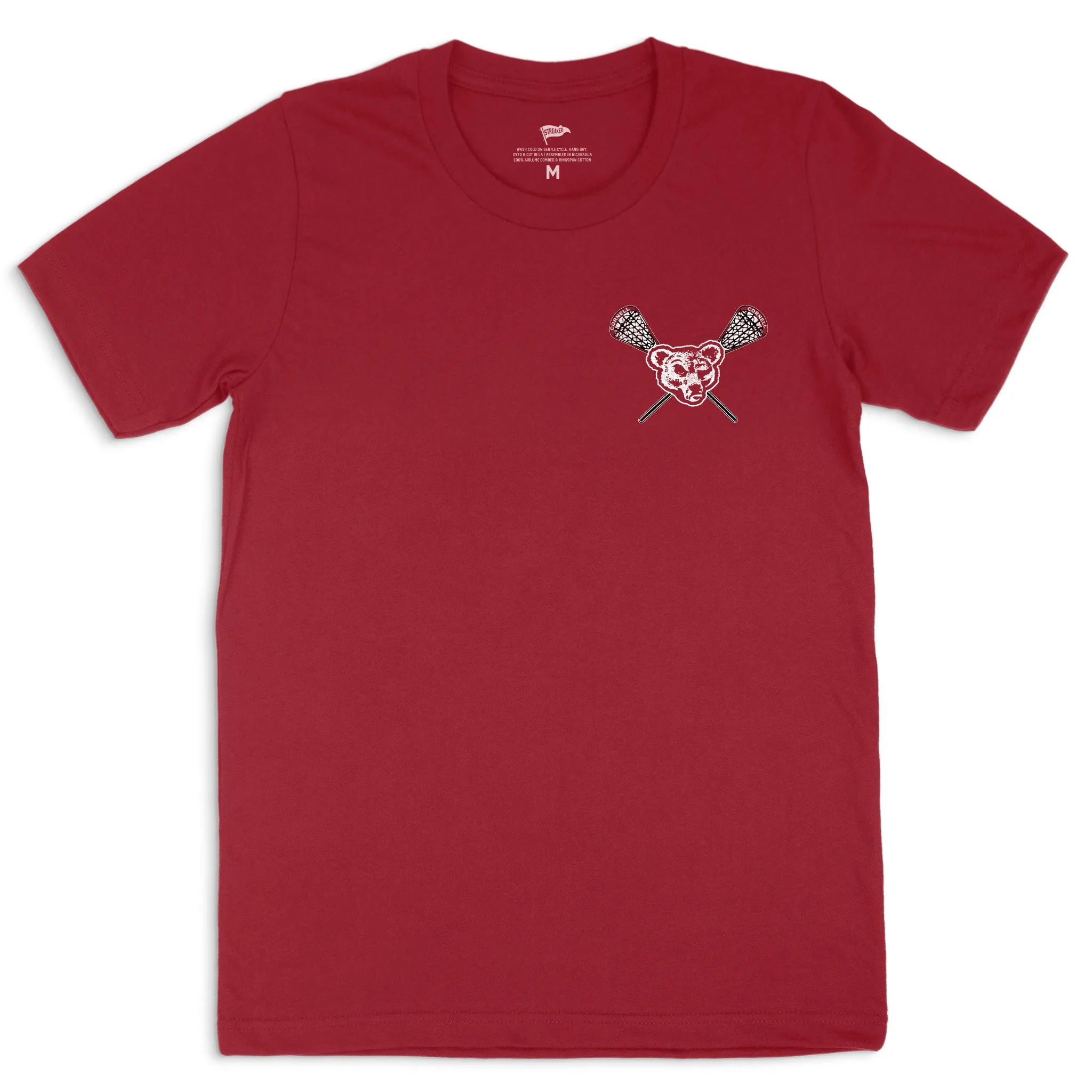 Cornell Vintage Hi-Wall Lacrosse Tee sold by Streaker Sports product image thumbnail 2