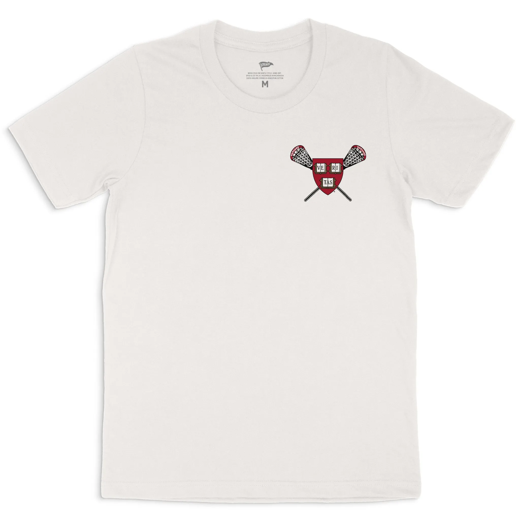 Harvard Vintage Hi-Wall Lacrosse Tee sold by Streaker Sports product image thumbnail 2