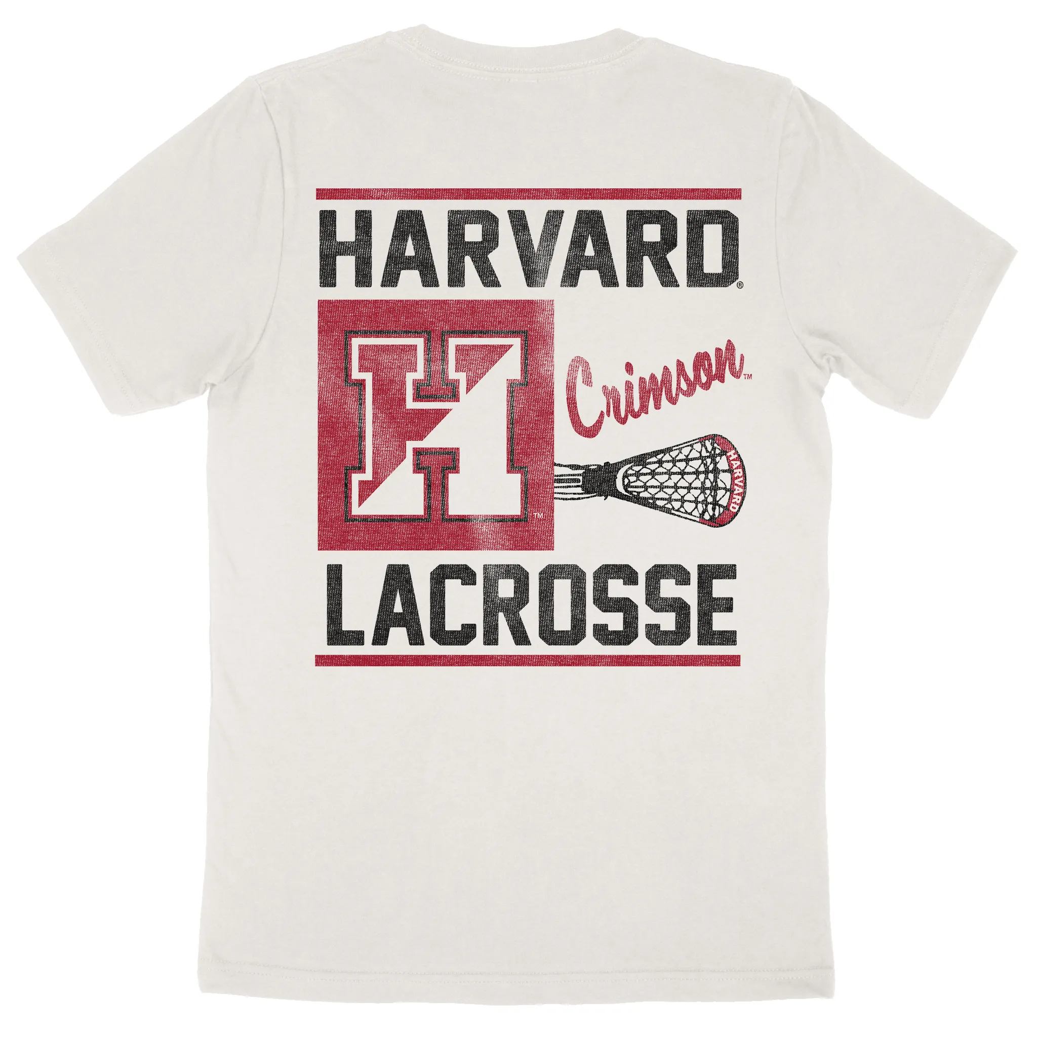 Harvard Vintage Hi-Wall Lacrosse Tee sold by Streaker Sports product image thumbnail 3