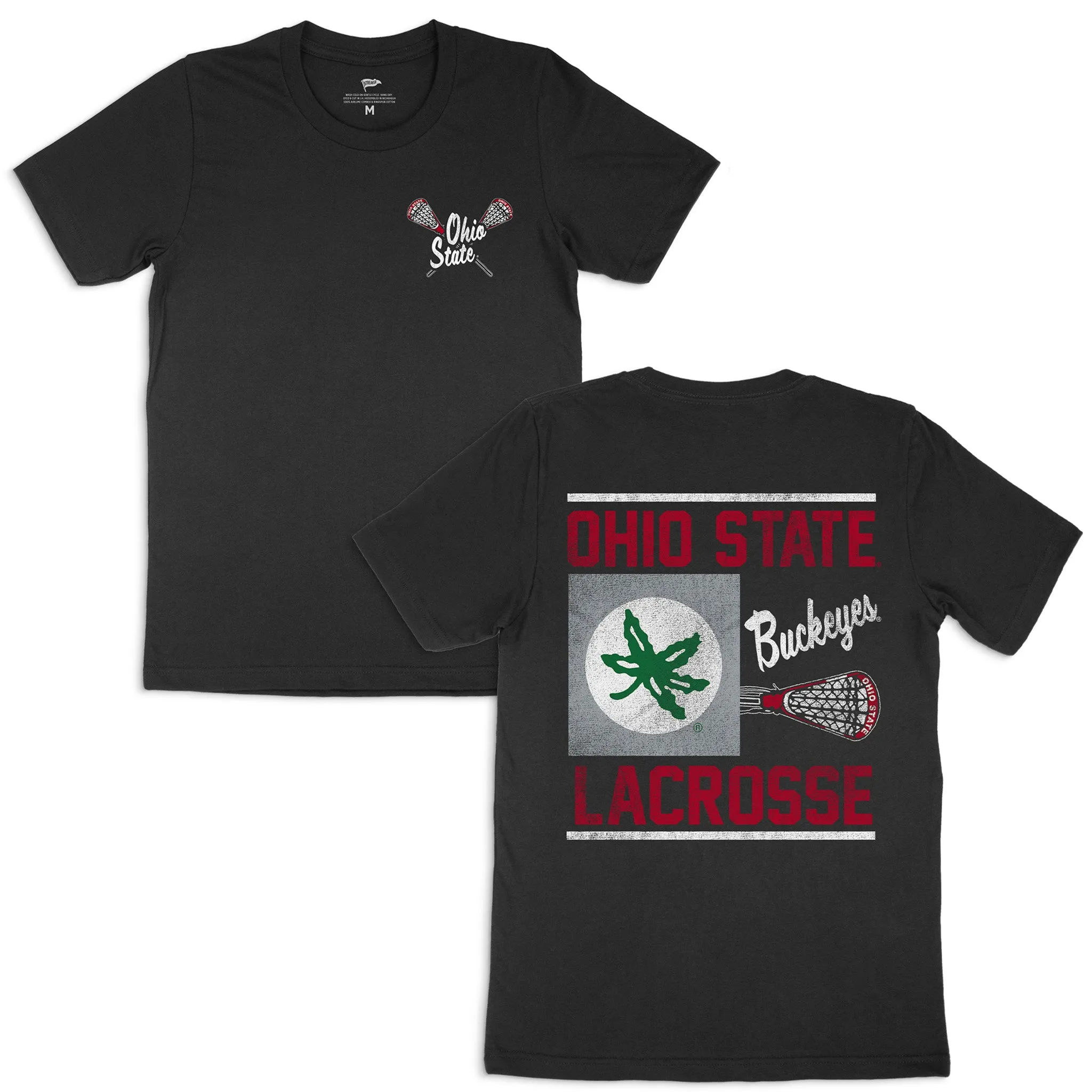 Ohio State Vintage Hi-Wall Lacrosse Tee sold by Streaker Sports