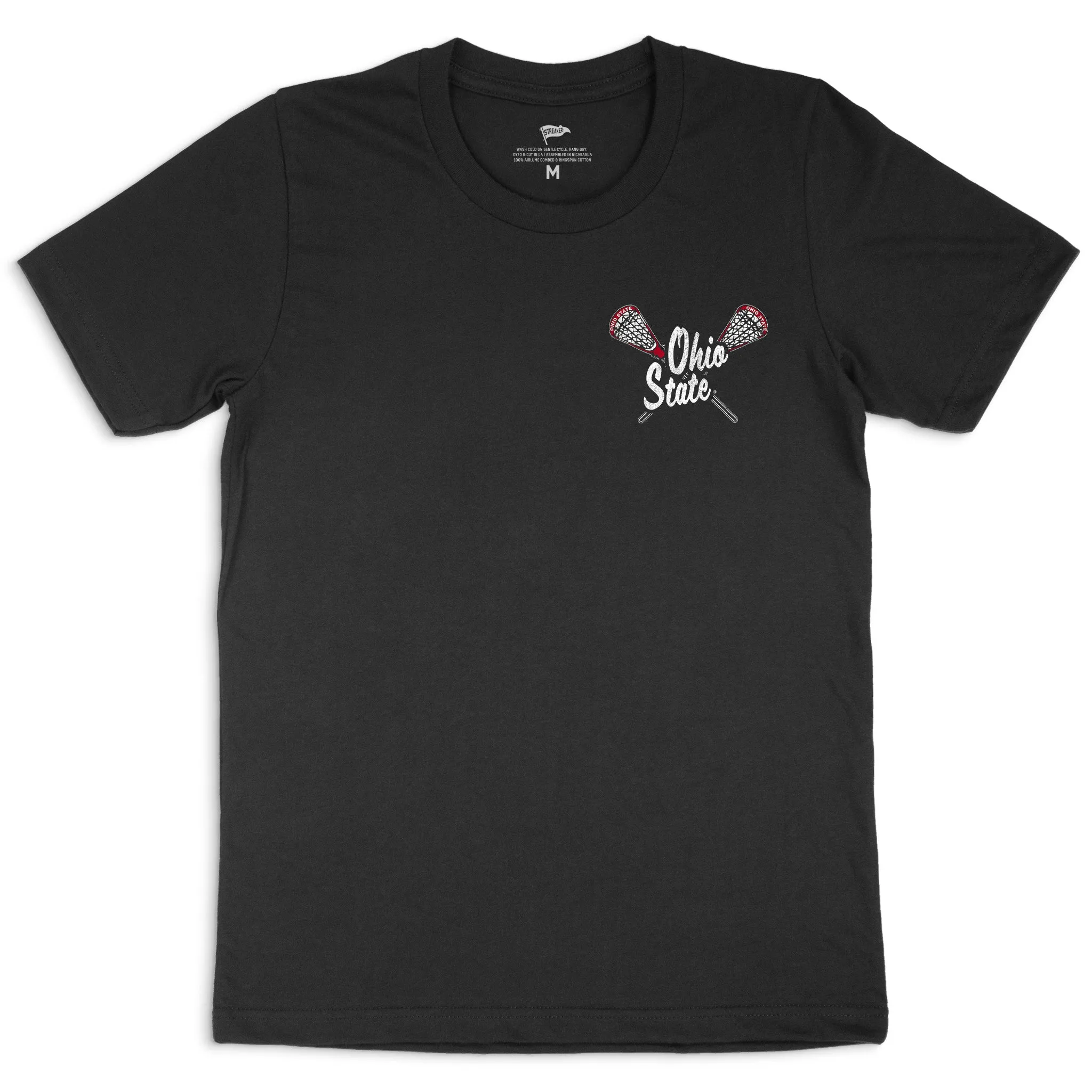 Ohio State Vintage Hi-Wall Lacrosse Tee sold by Streaker Sports product image thumbnail 2