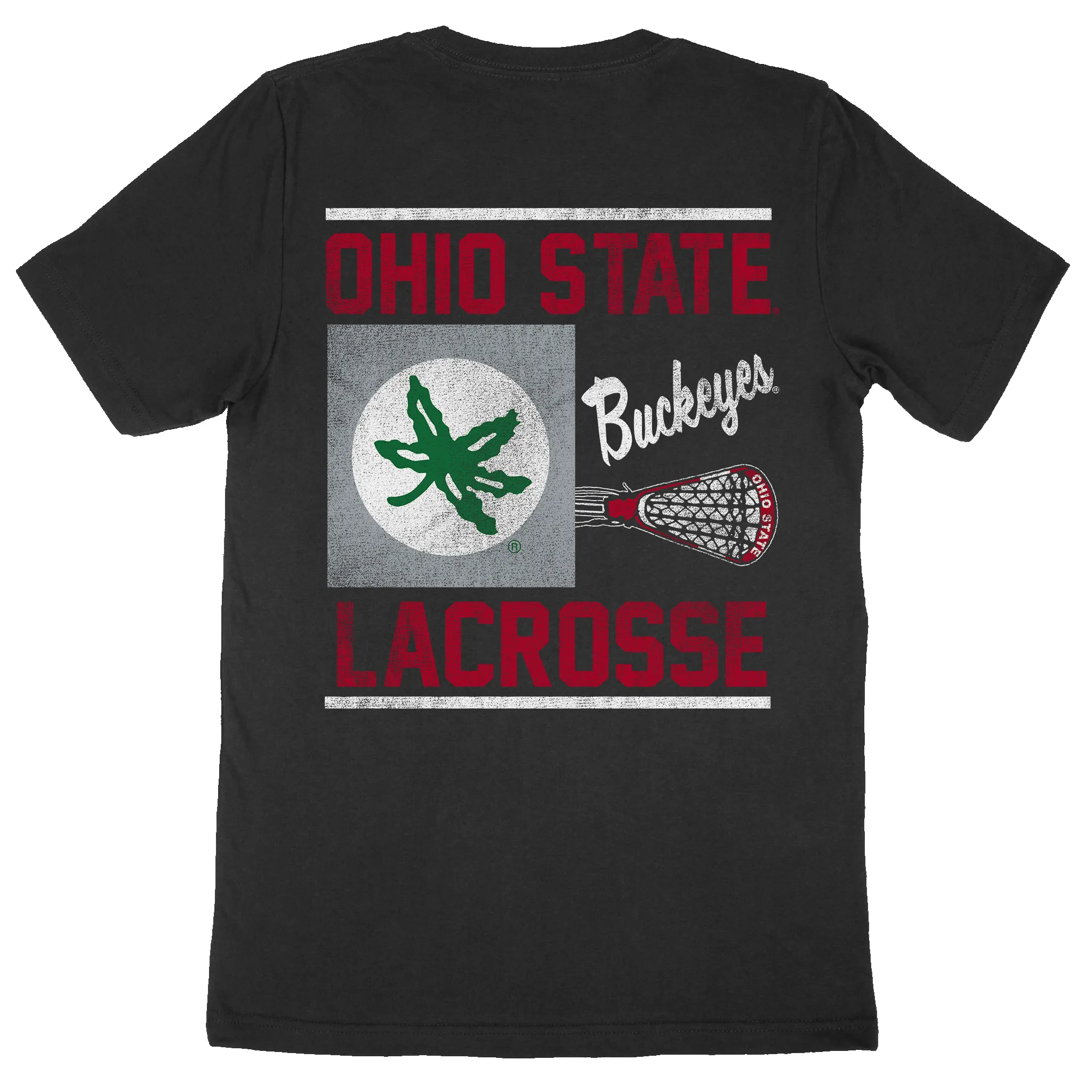 Ohio State Vintage Hi-Wall Lacrosse Tee sold by Streaker Sports product image thumbnail 3