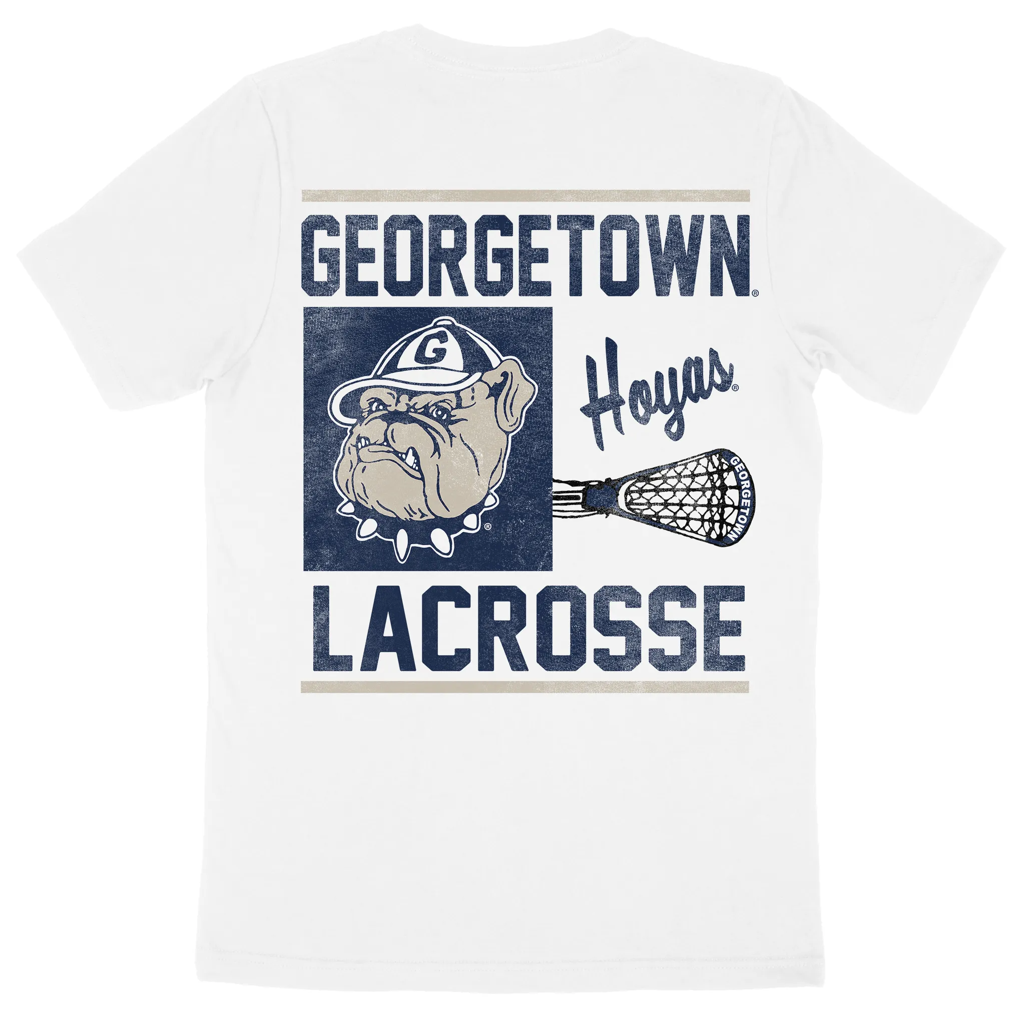 Georgetown Vintage Hi-Wall Lacrosse Tee sold by Streaker Sports product image thumbnail 3