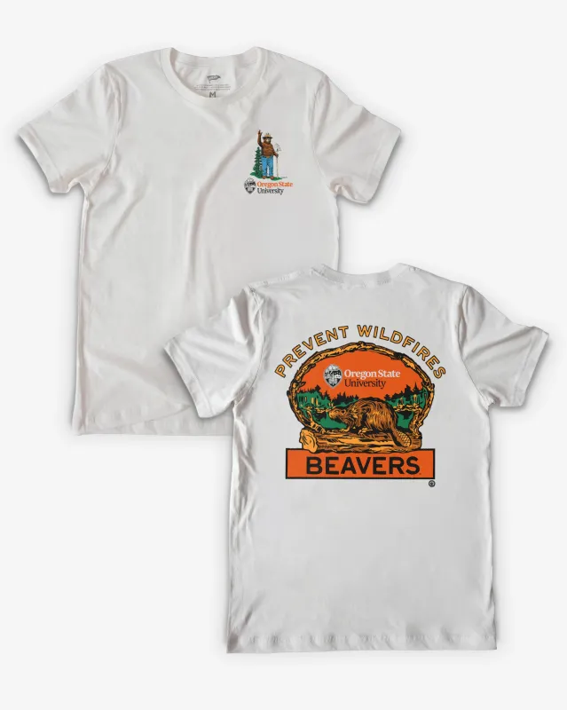Smokey x Oregon State Prevent Wildfires Tee made by Streaker Sports