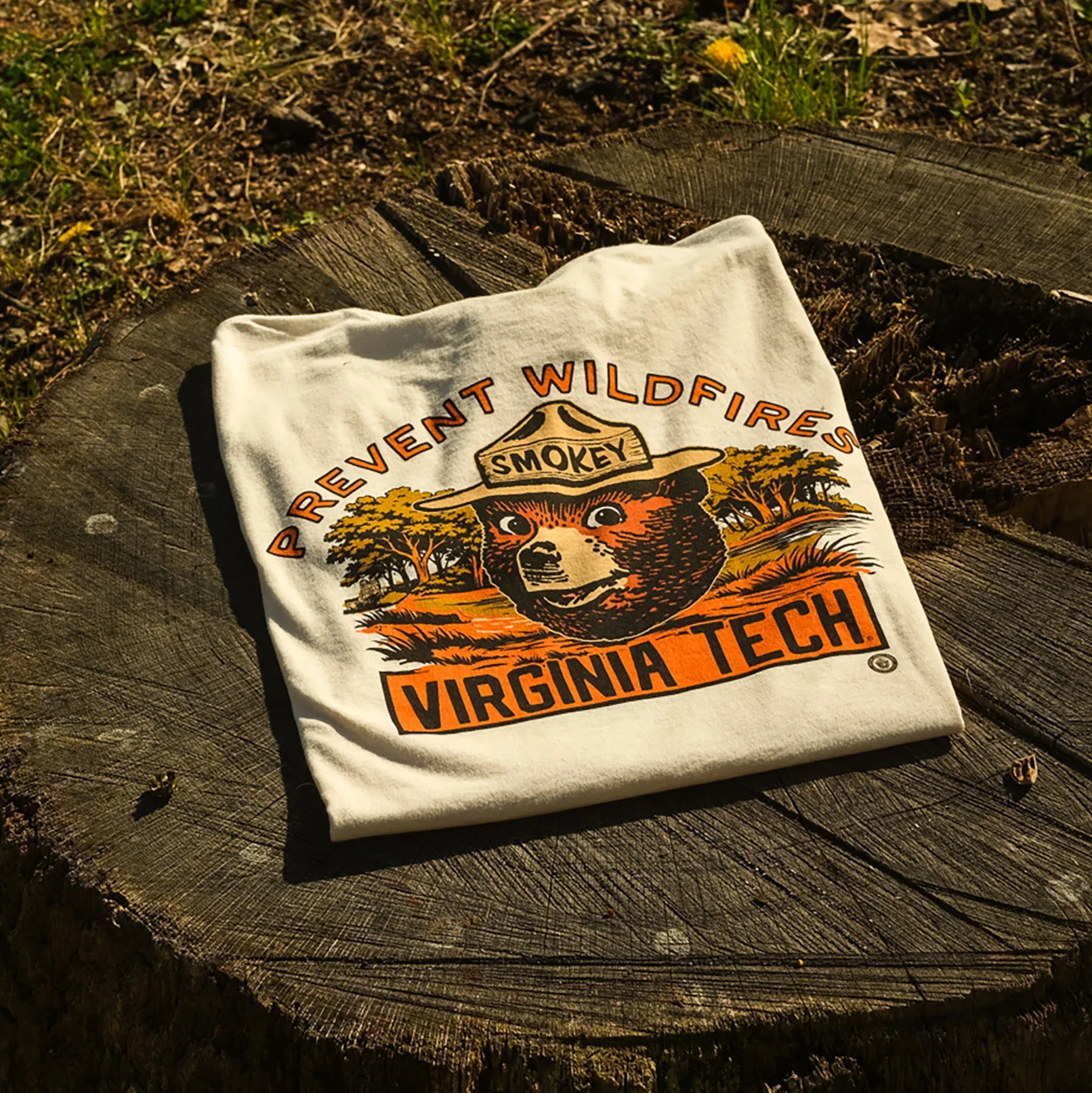 Smokey x Virginia Tech Help Prevent Wildfires Tee sold by Streaker Sports product image thumbnail 2