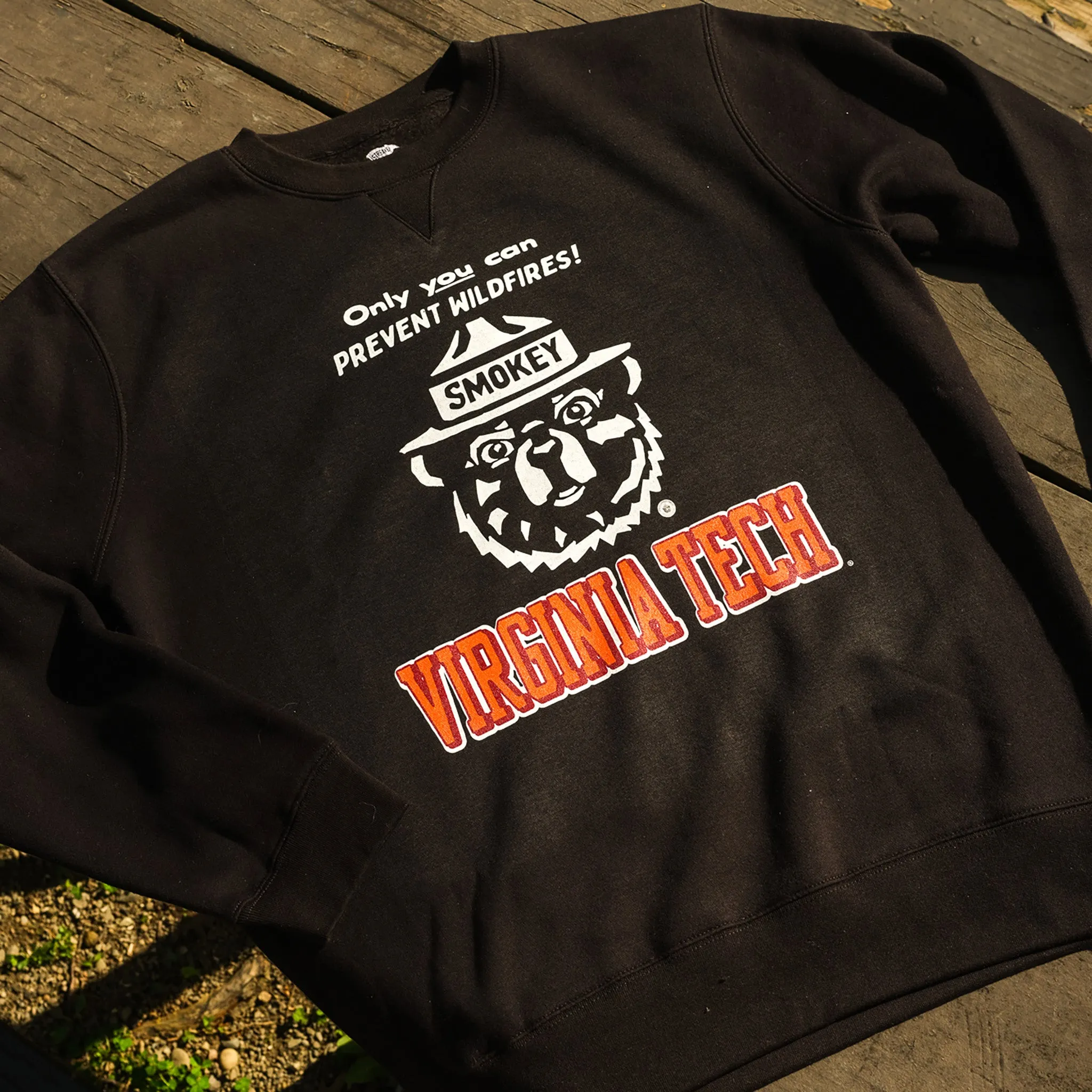 Smokey x Virginia Tech Campus Crewneck Sweatshirt sold by Streaker Sports product image thumbnail 2