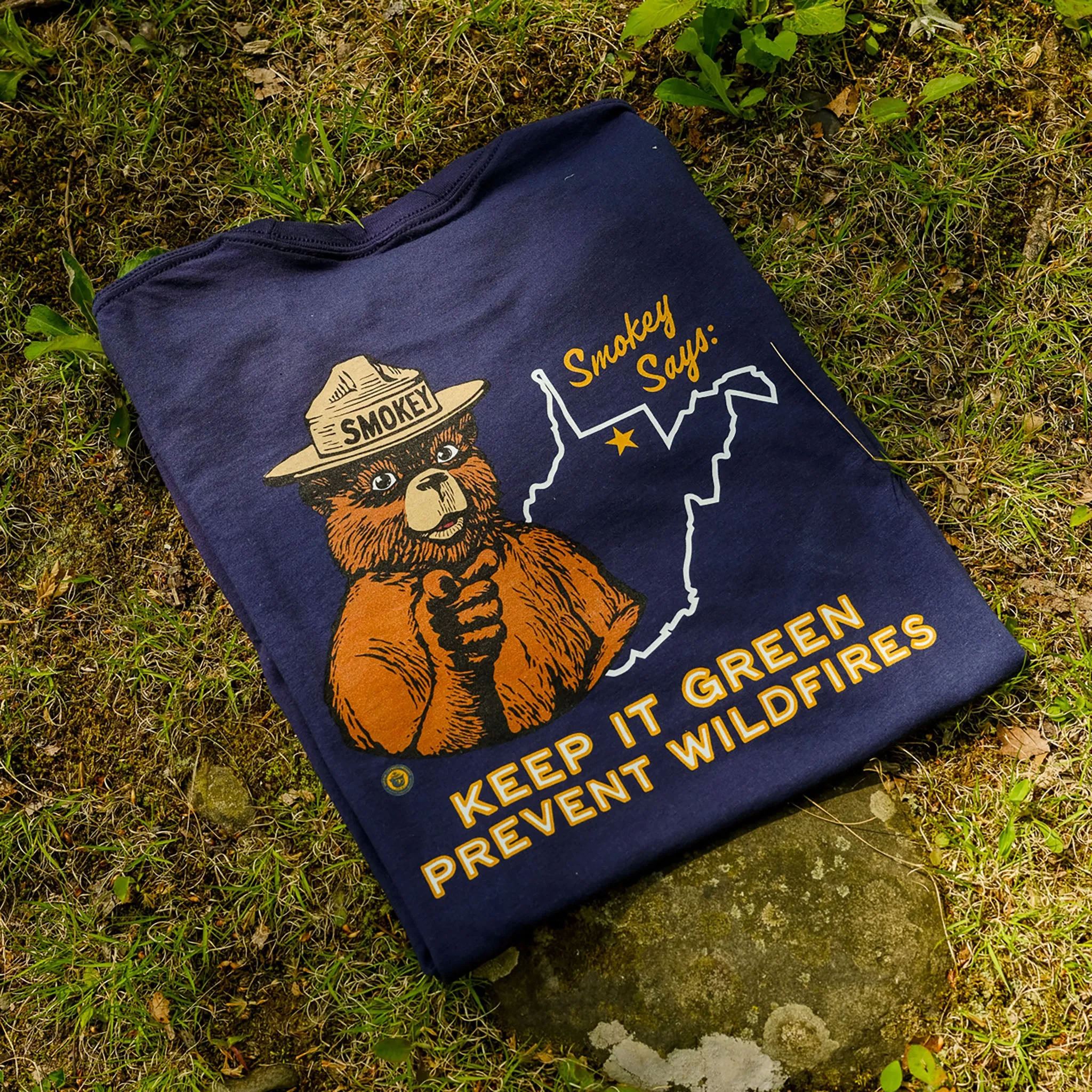 Smokey x West Virginia Keep It Green Tee sold by Streaker Sports product image thumbnail 2