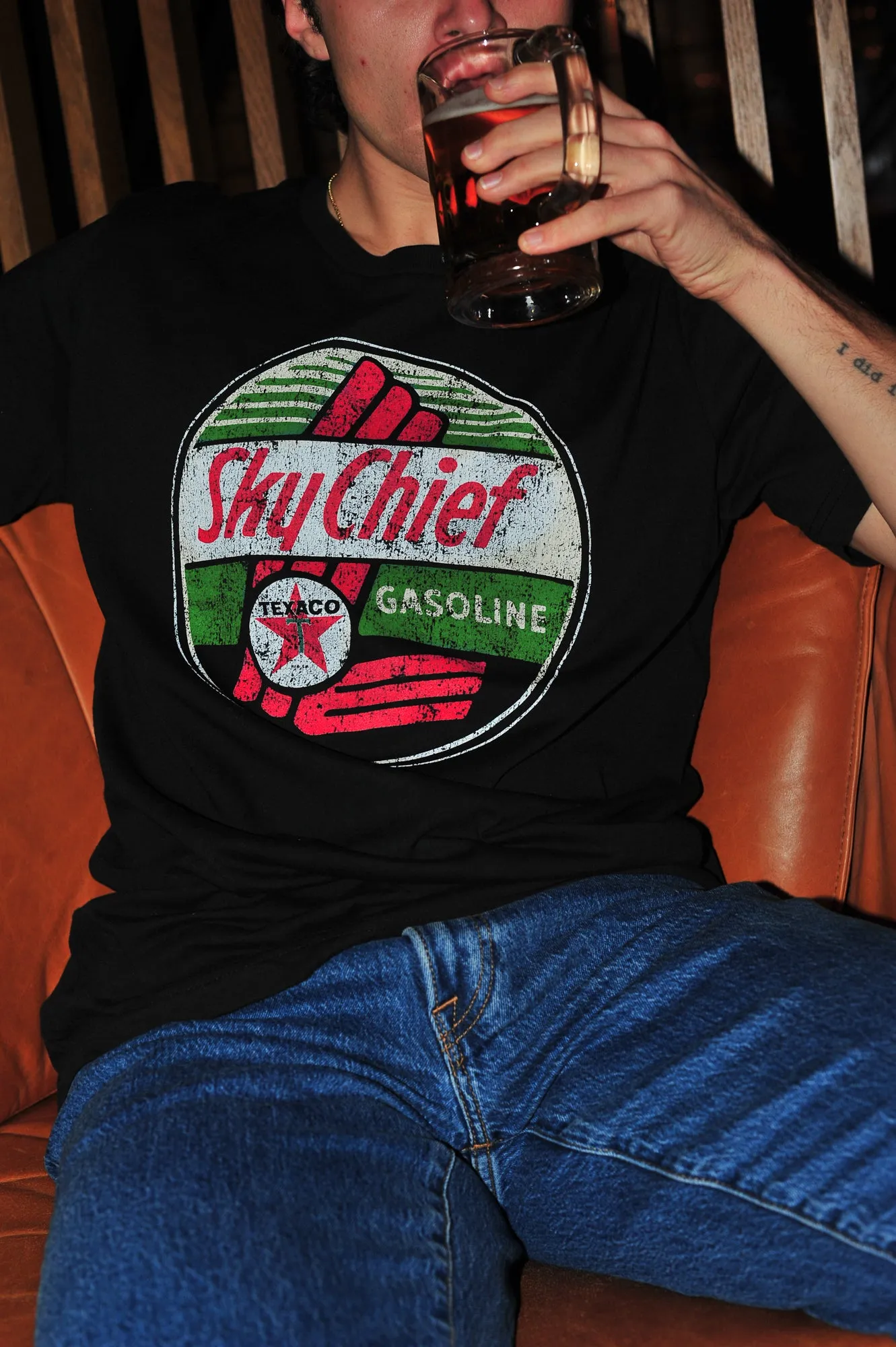 Vintage Texaco Sky Chief Gasoline Tee sold by Streaker Sports product image thumbnail 2