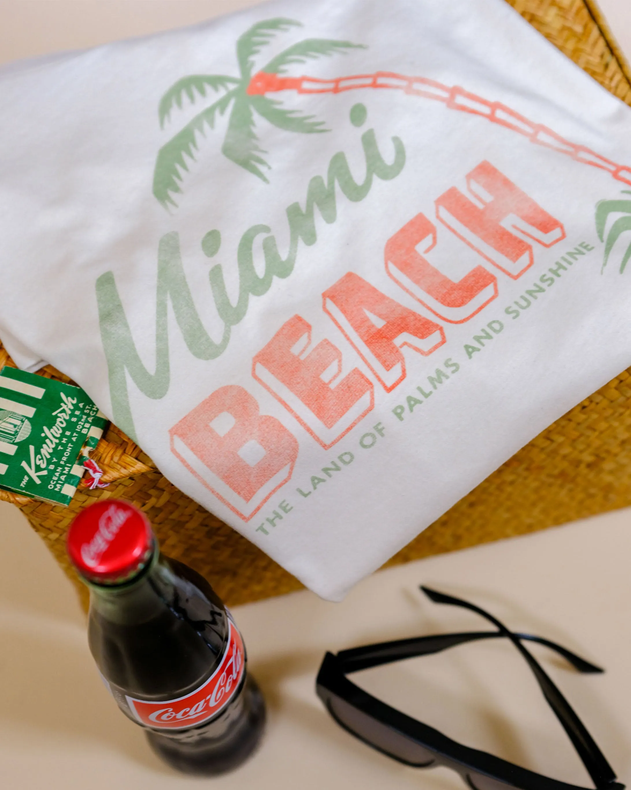 Vintage Miami Beach Tee sold by Streaker Sports product image thumbnail 2