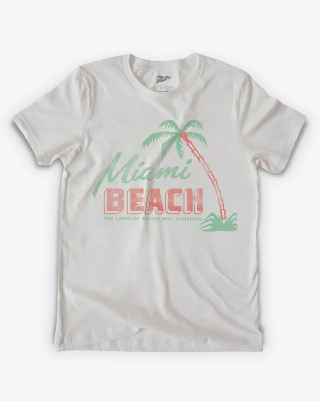 Vintage Miami Beach Tee made by Streaker Sports