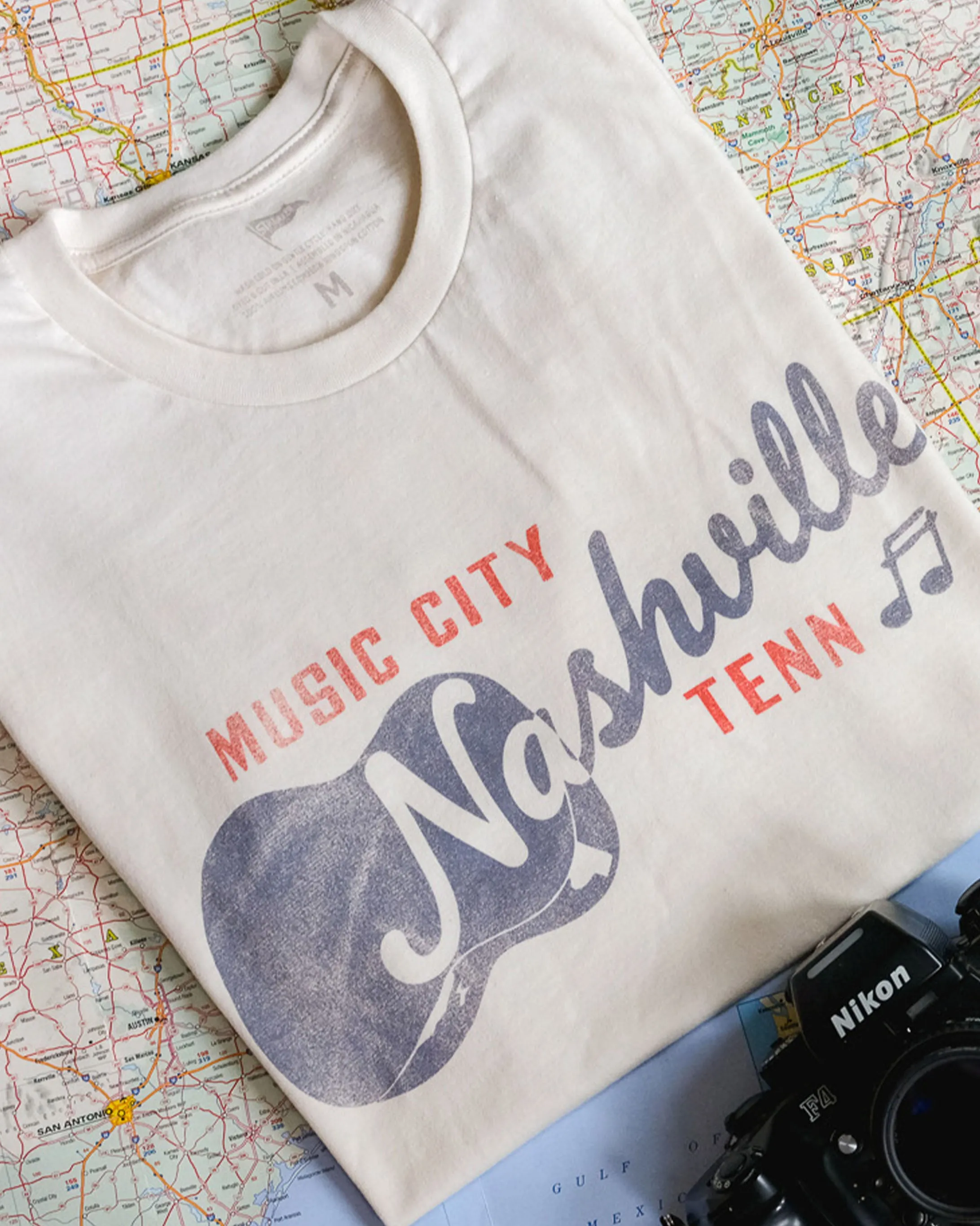 Vintage Nashville Tee sold by Streaker Sports product image thumbnail 2